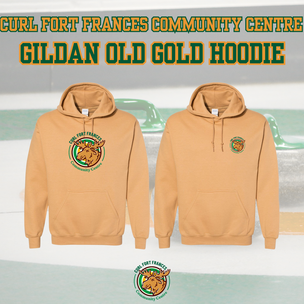 Curl Fort Frances Community Center Embroidered Hoodie