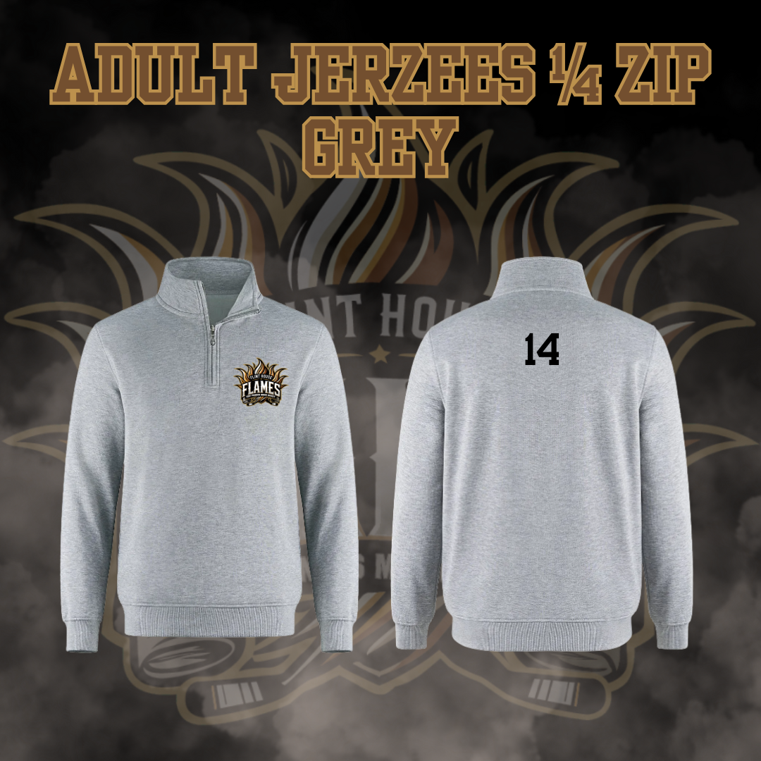 U15 Flint House Flames Hockey Adult 1/4 Zip