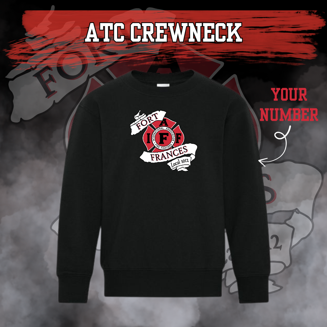 Fort Frances Firemen Hockey ATC Embroidered Crewneck