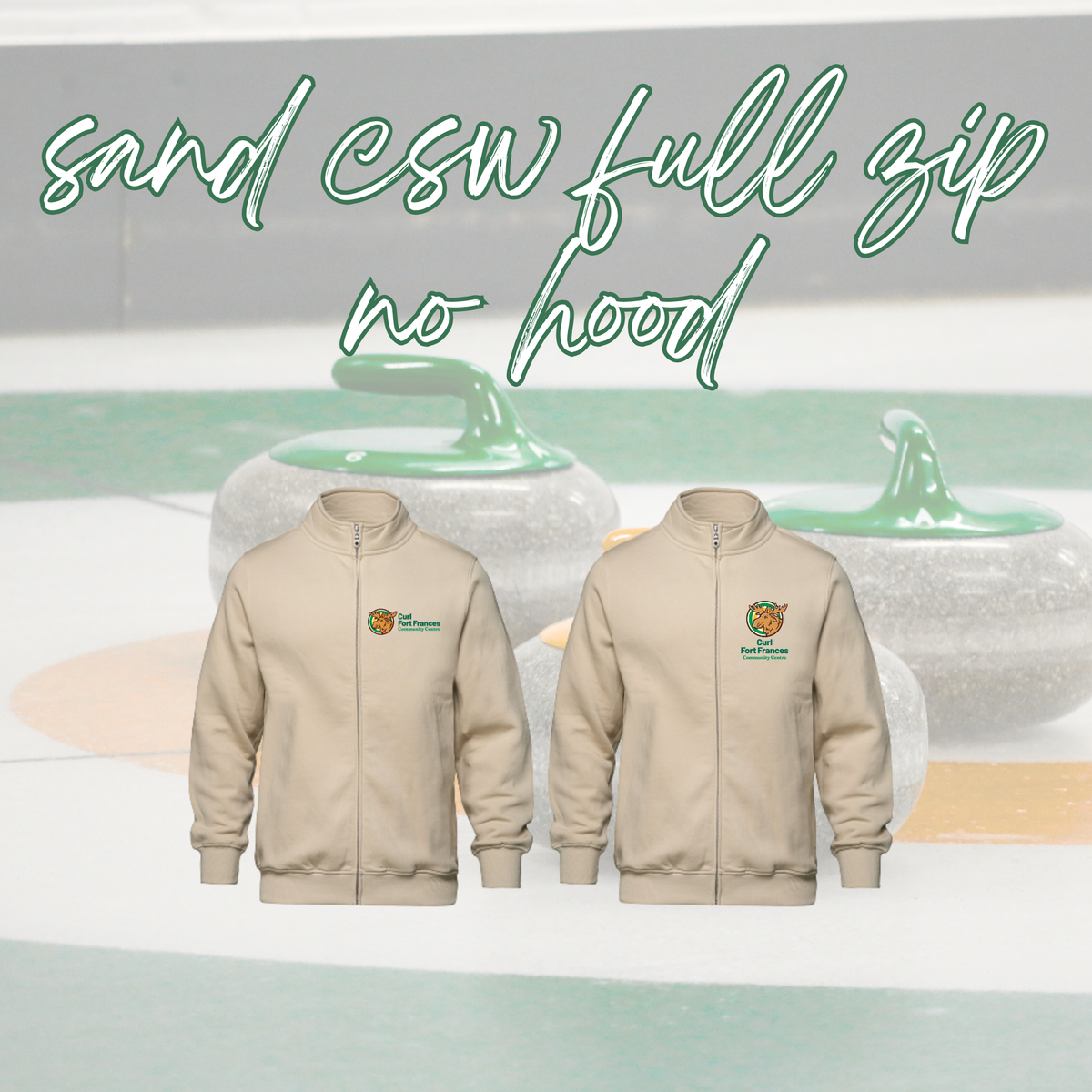 Curl Fort Frances Community Center CSW Embroidered Full Zip - NO HOOD