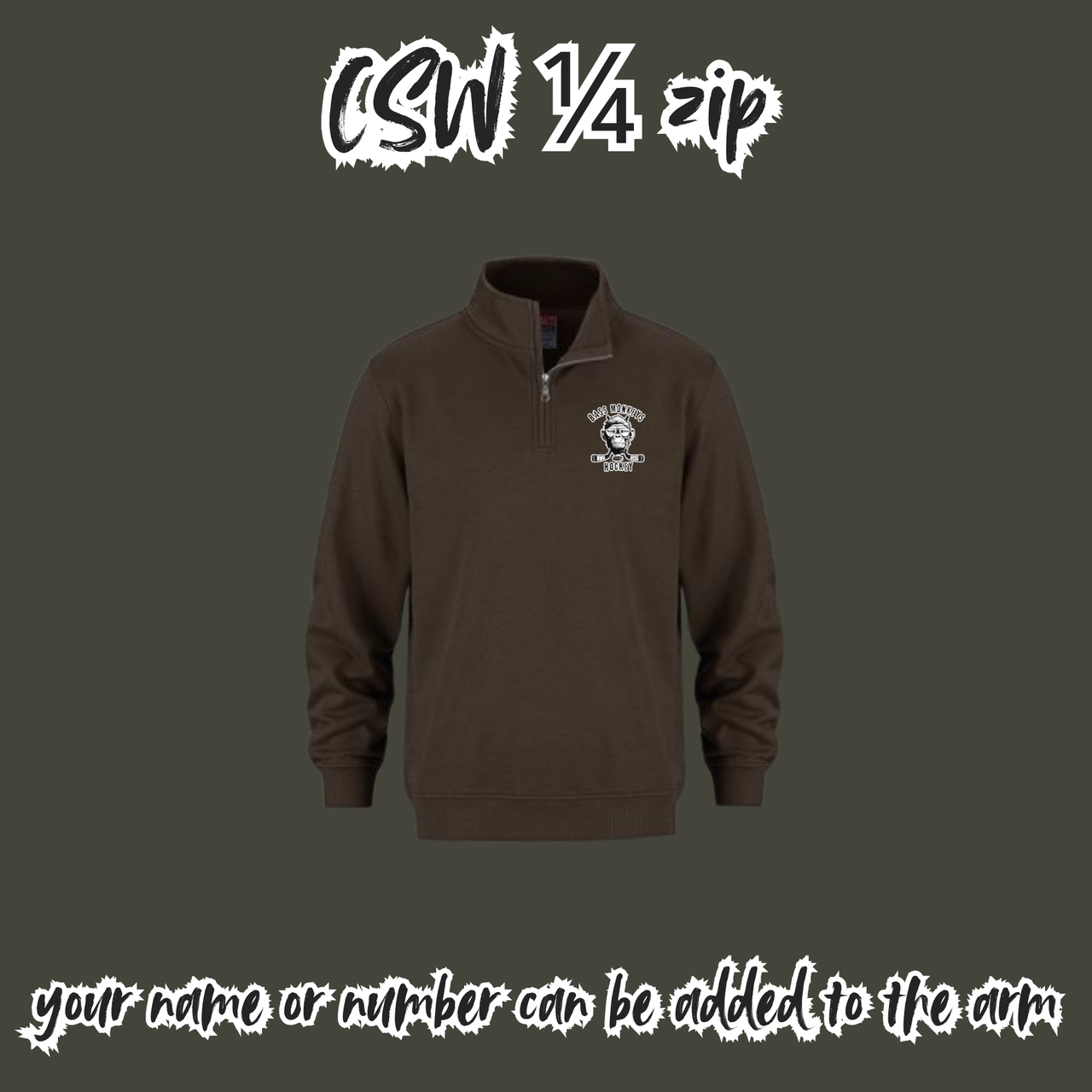Bass Monkey CSW 1/4 Zip