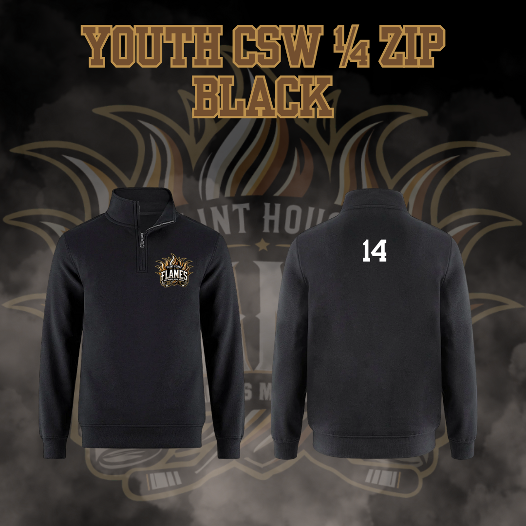 U15 Flint House Flames Hockey Youth 1/4 Zip