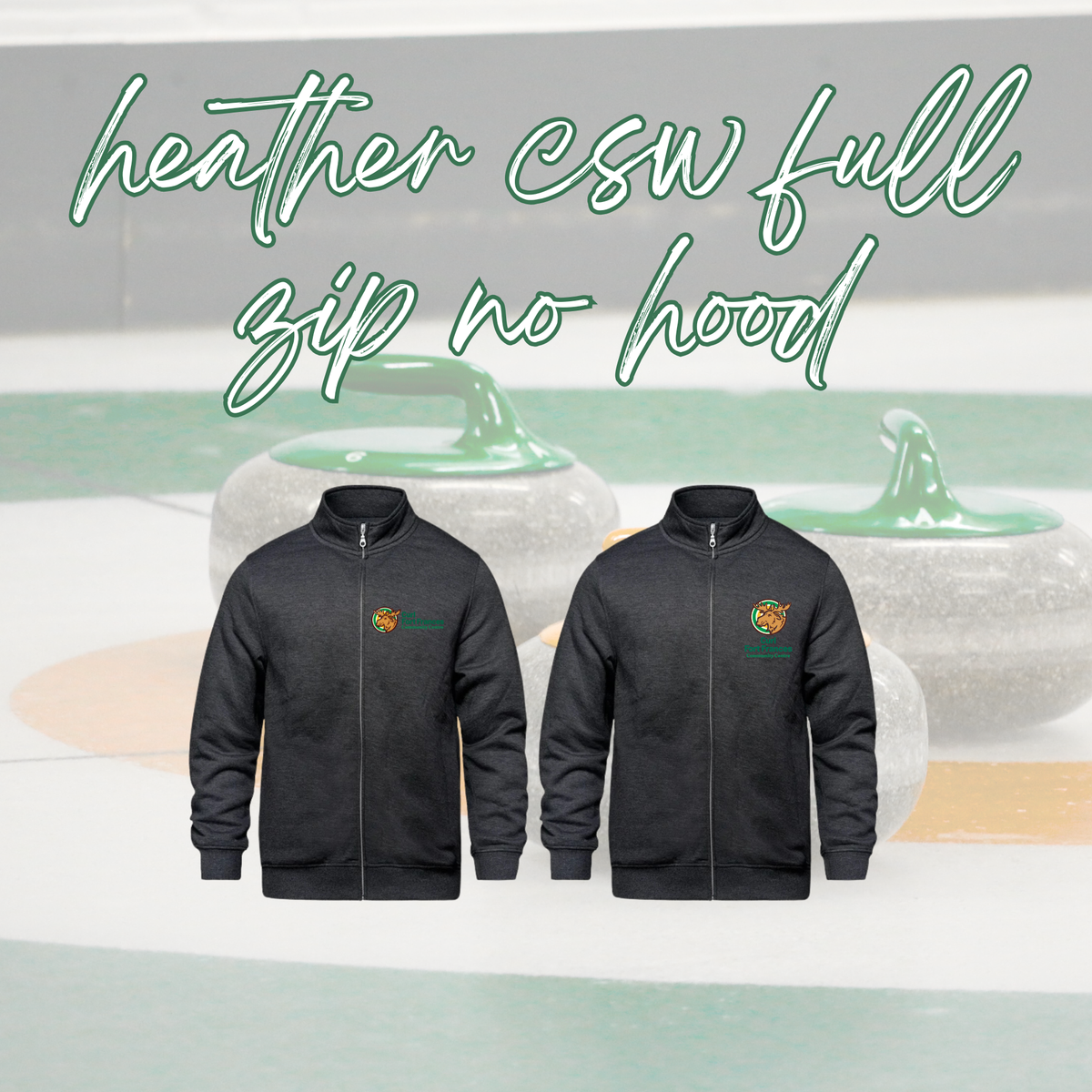 Curl Fort Frances Community Center CSW Embroidered Full Zip - NO HOOD
