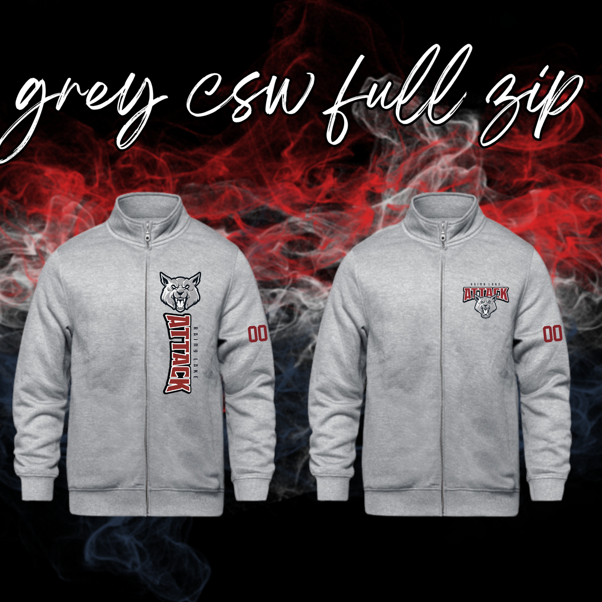 Rainy Lake Attack CSW Full Zip - NO HOOD