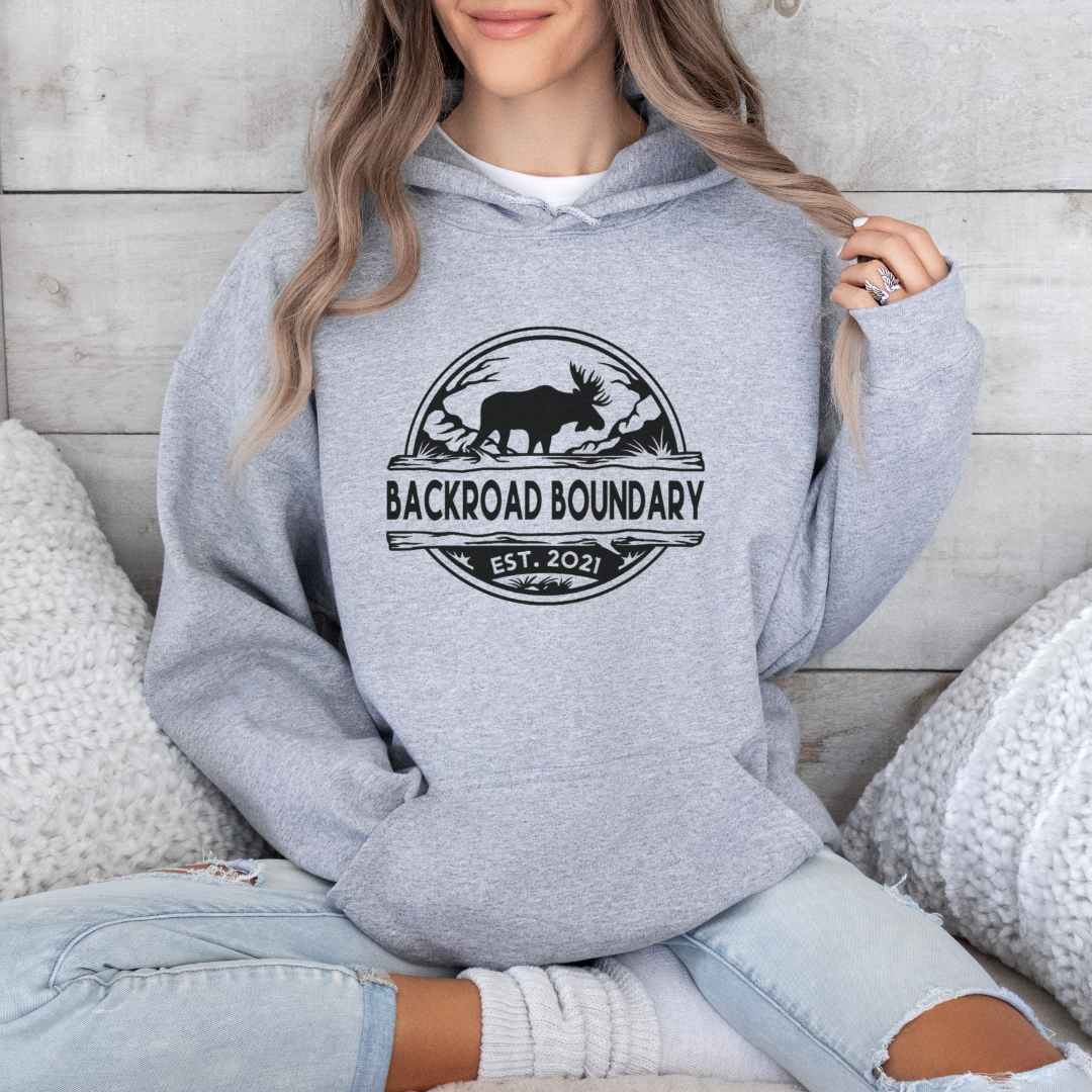 Backroad Moose Hoodie