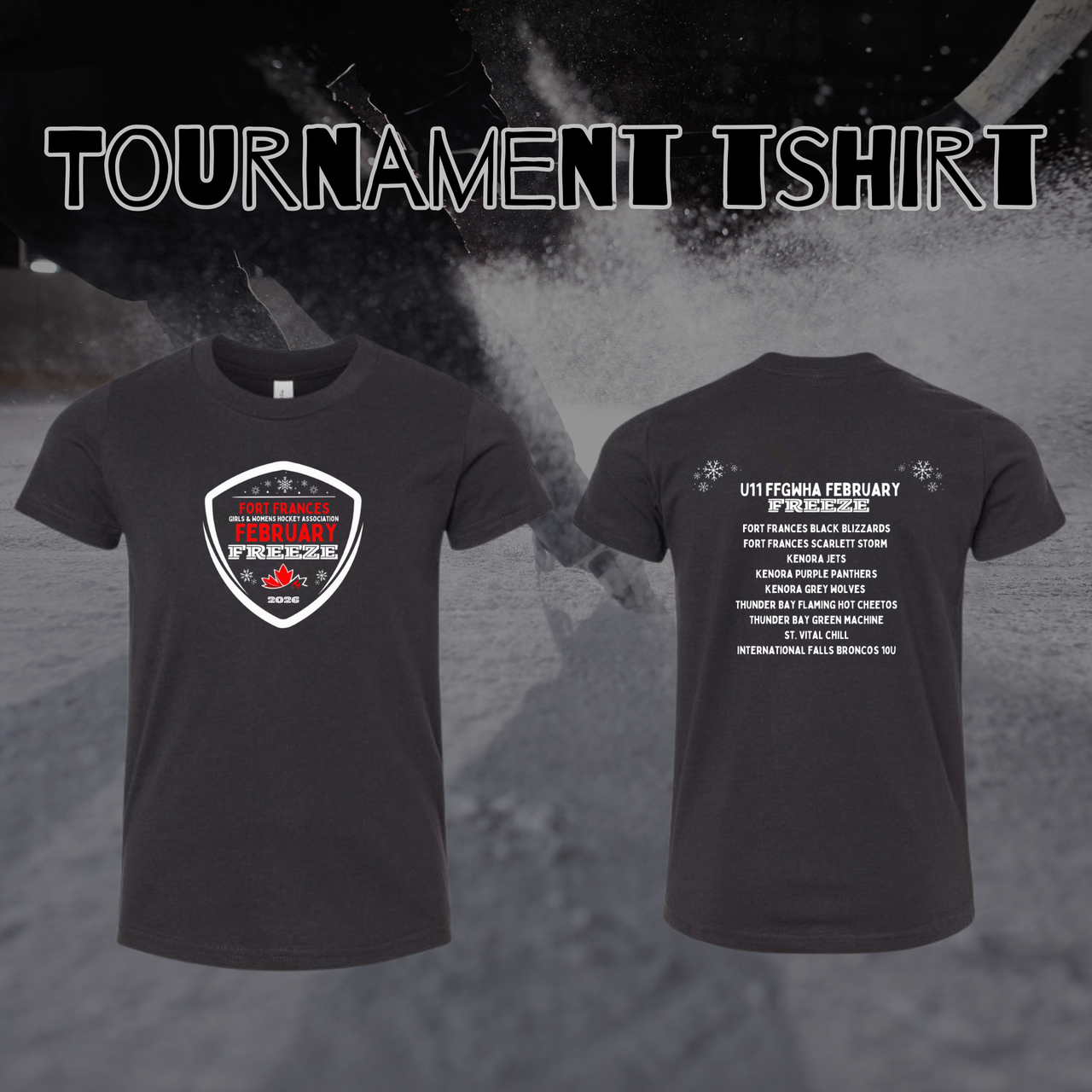 U11 FFGWHA February Freeze Tshirt