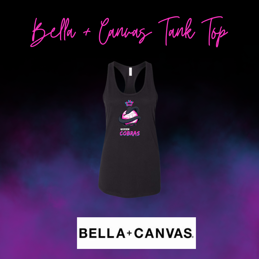 Cobras Bella+Canvas Racer Back Tank Top