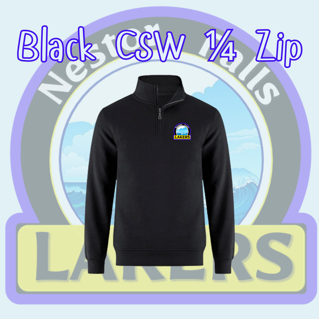 NFS Embroidered CSW Youth 1/4 Zip