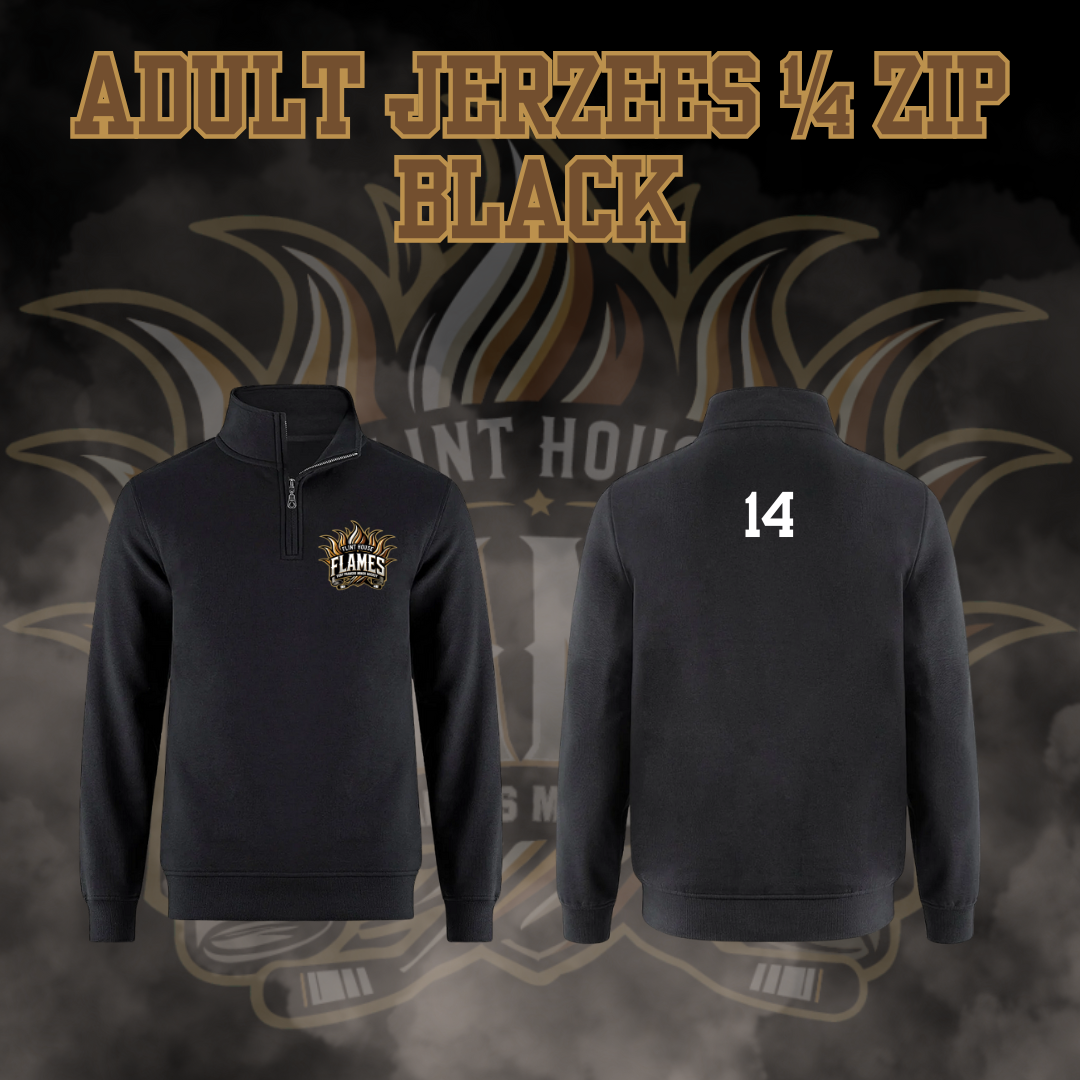U15 Flint House Flames Hockey Adult 1/4 Zip
