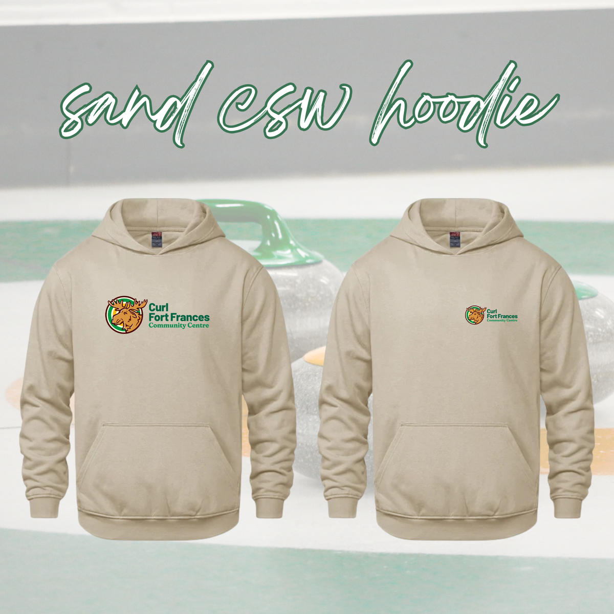 Curl Fort Frances Community Center Embroidered CSW Hoodie