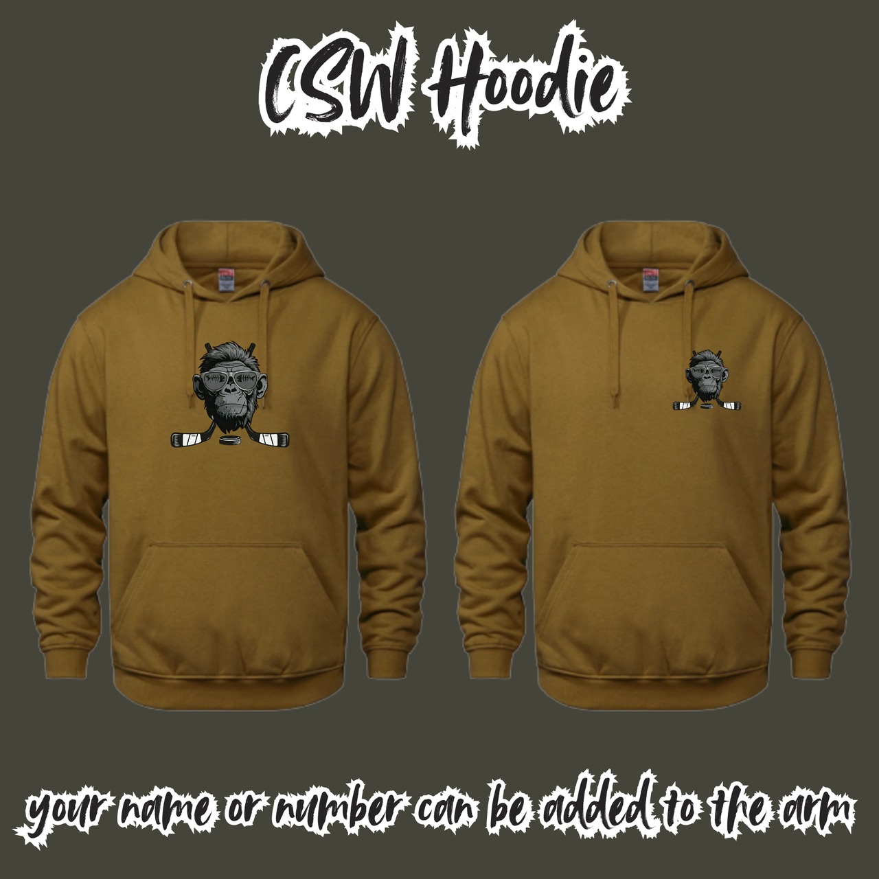 Bass Monkey CSW Embroidered Hoodie