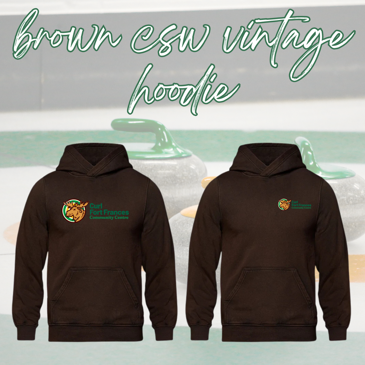 Curl Fort Frances Community Center CSW Vintage Hoodie