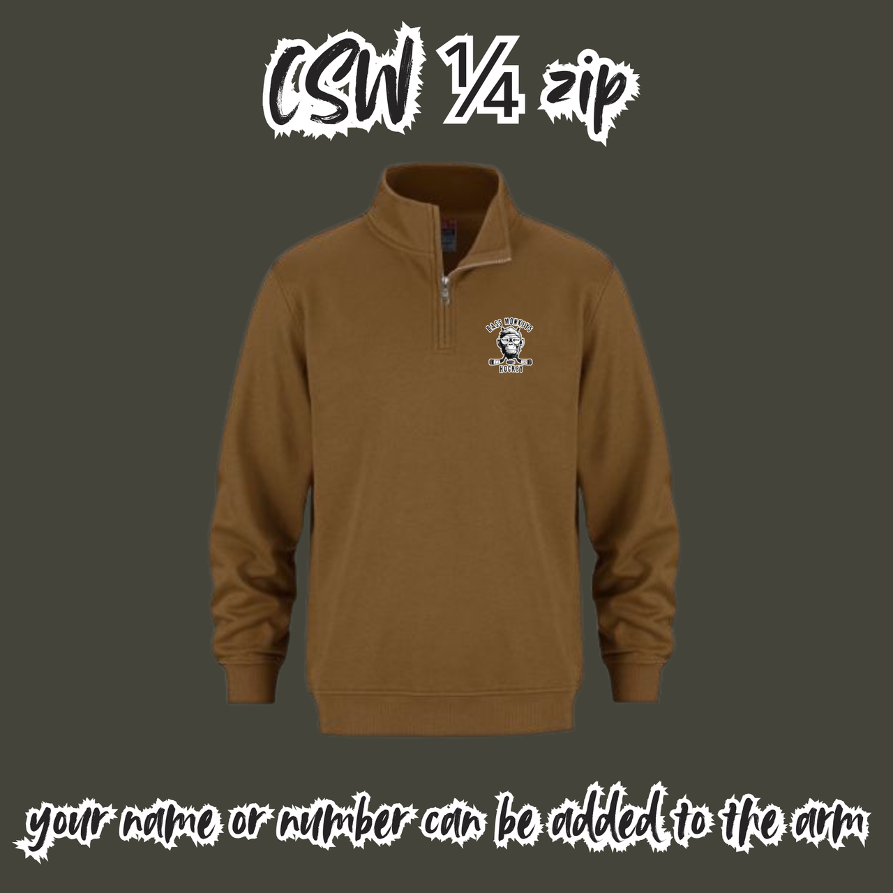 Bass Monkey CSW 1/4 Zip
