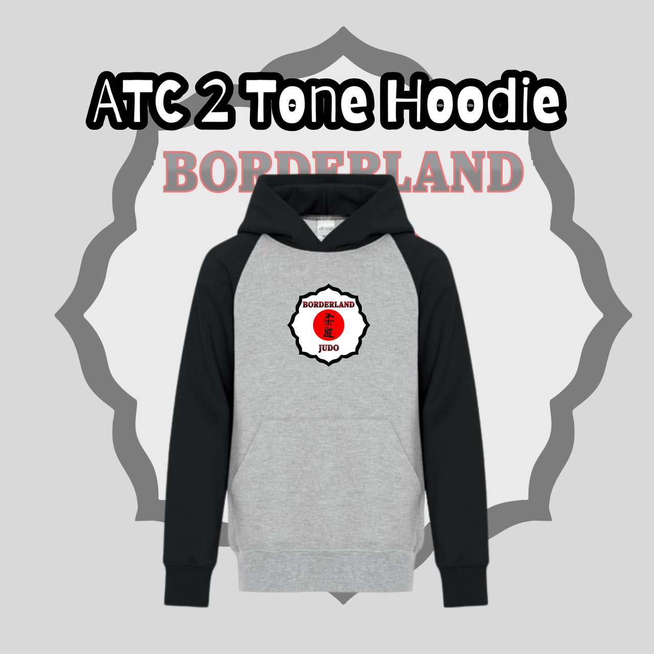 Borderland Judo ATC Two Tone Embroidered Hoodie