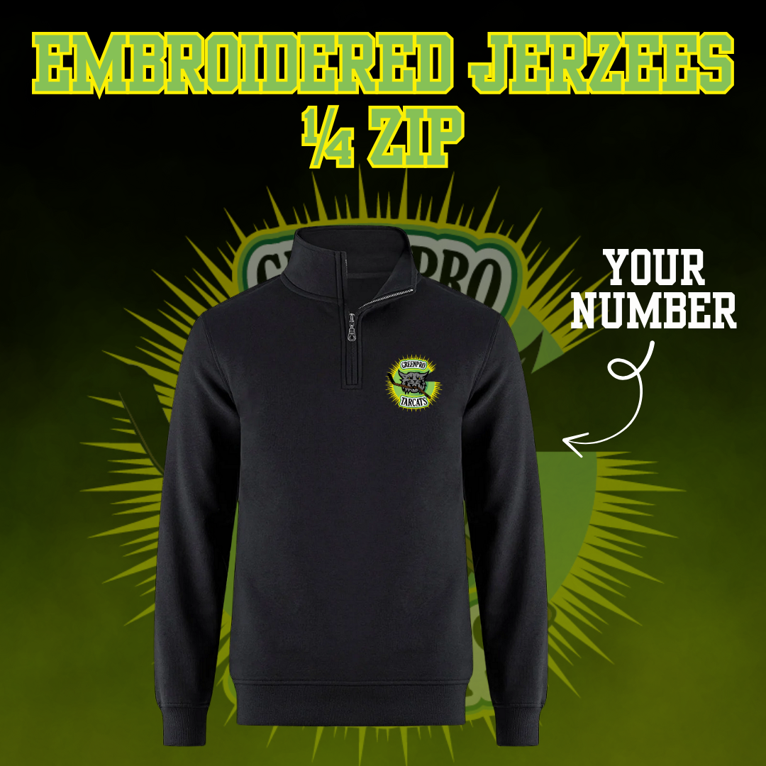 Green Pro TARCATS Adult 1/4 Zip