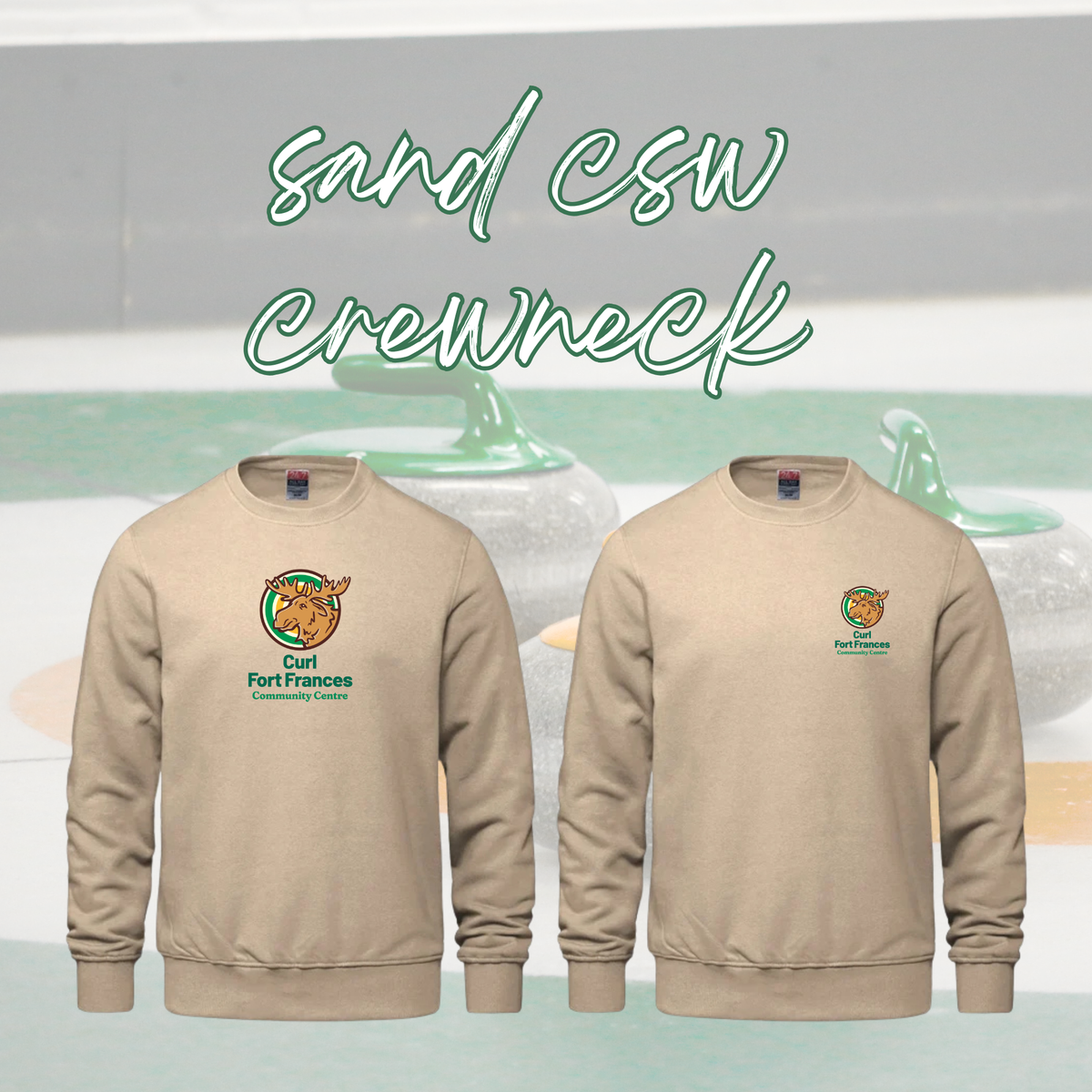 Curl Fort Frances Community Center CSW Crewneck