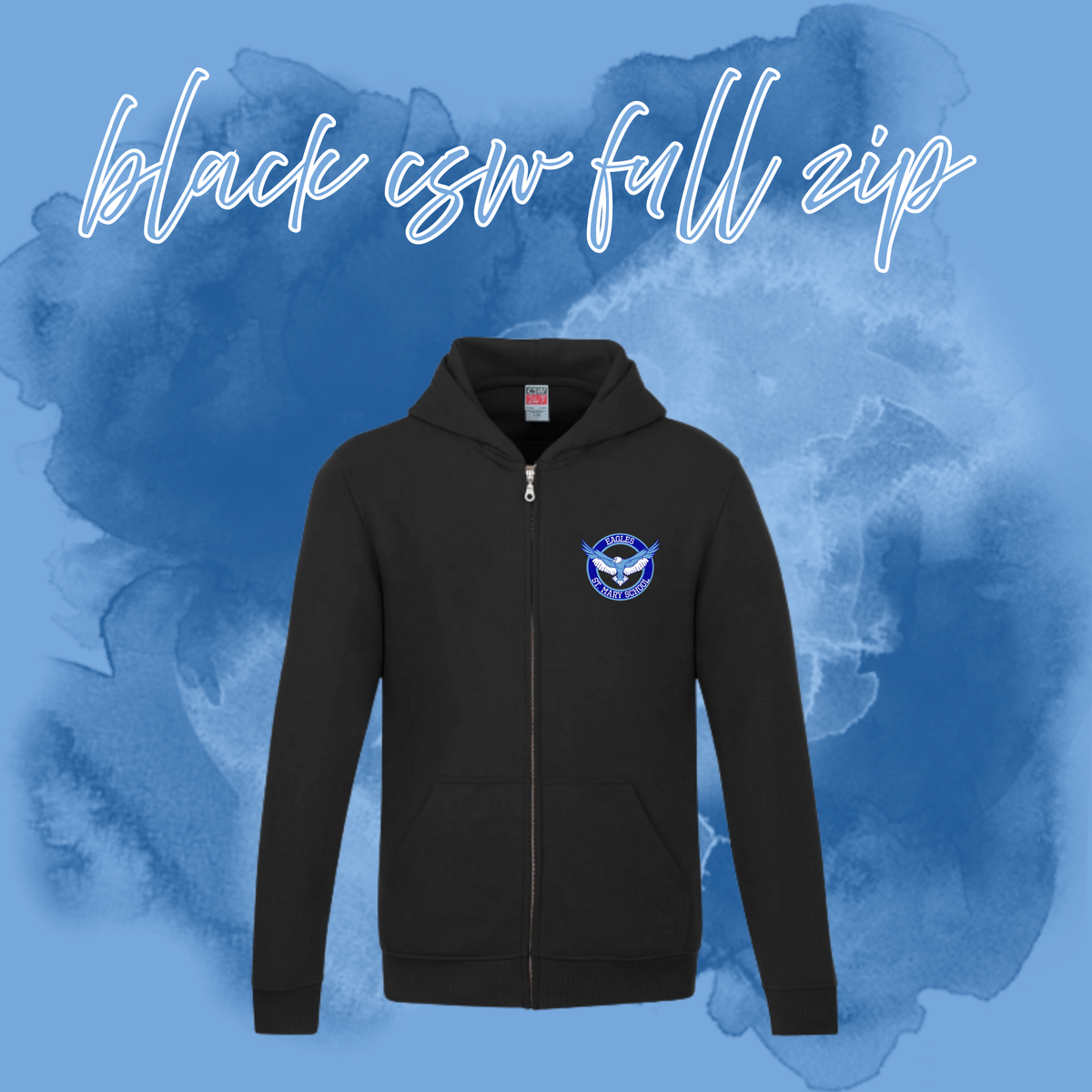 St.Mary CSW Embroidered Full Zip