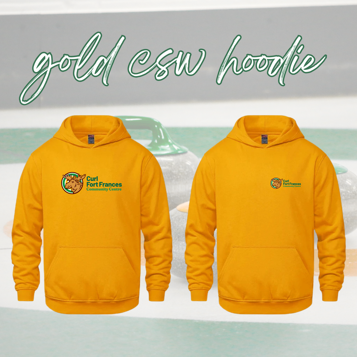 Curl Fort Frances Community Center Embroidered CSW Hoodie