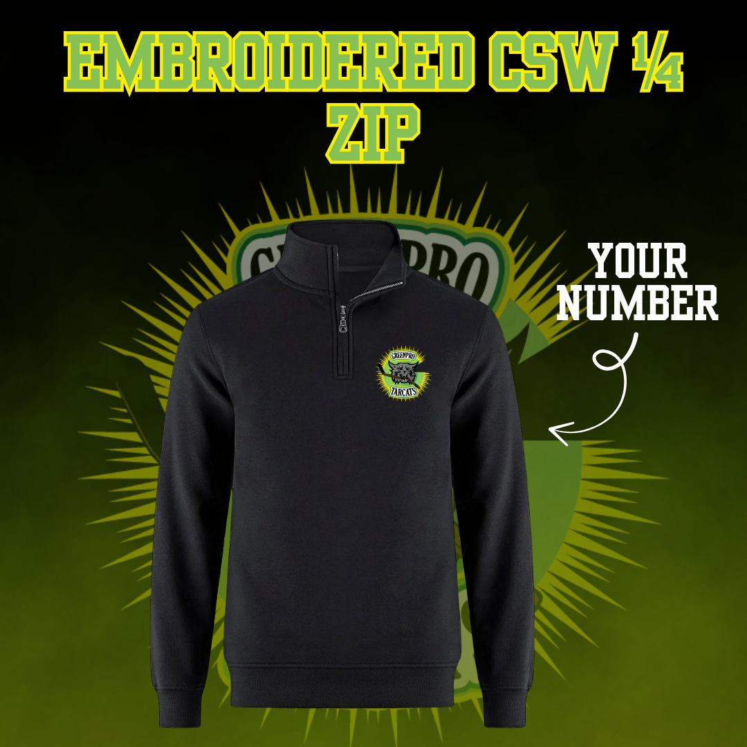 Green Pro TARCATS Youth 1/4 Zip