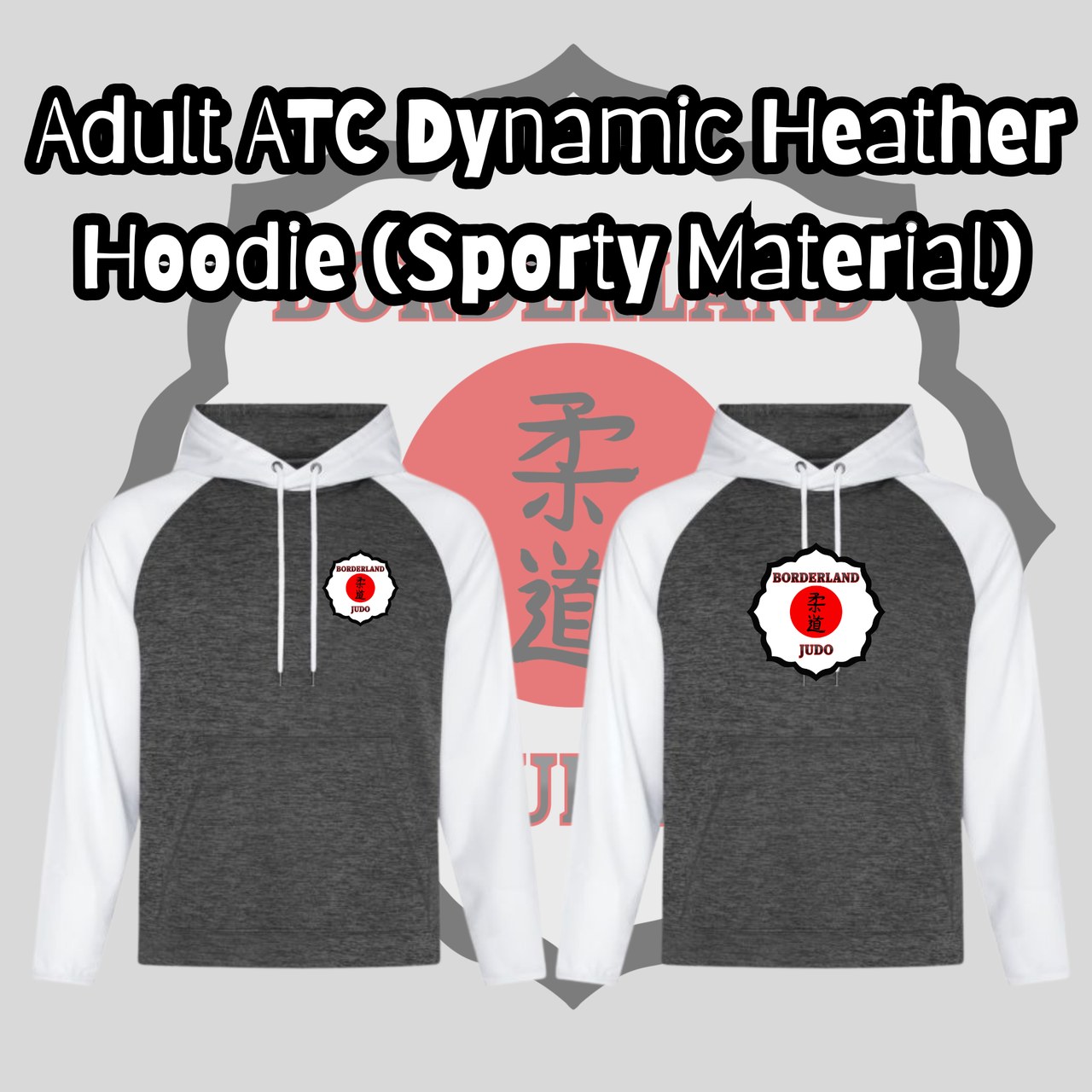 Borderland Judo ATC Dynamic Heather Hoodie