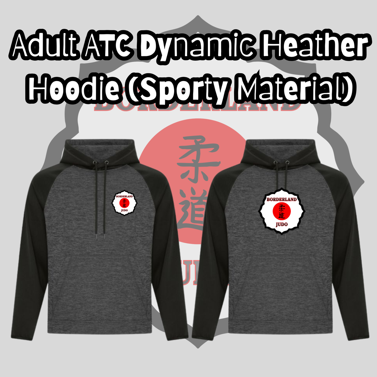 Borderland Judo ATC Dynamic Heather Hoodie