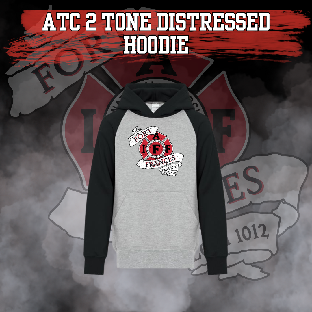 Fort Frances Firemen 2 Tone Adult Hoodie