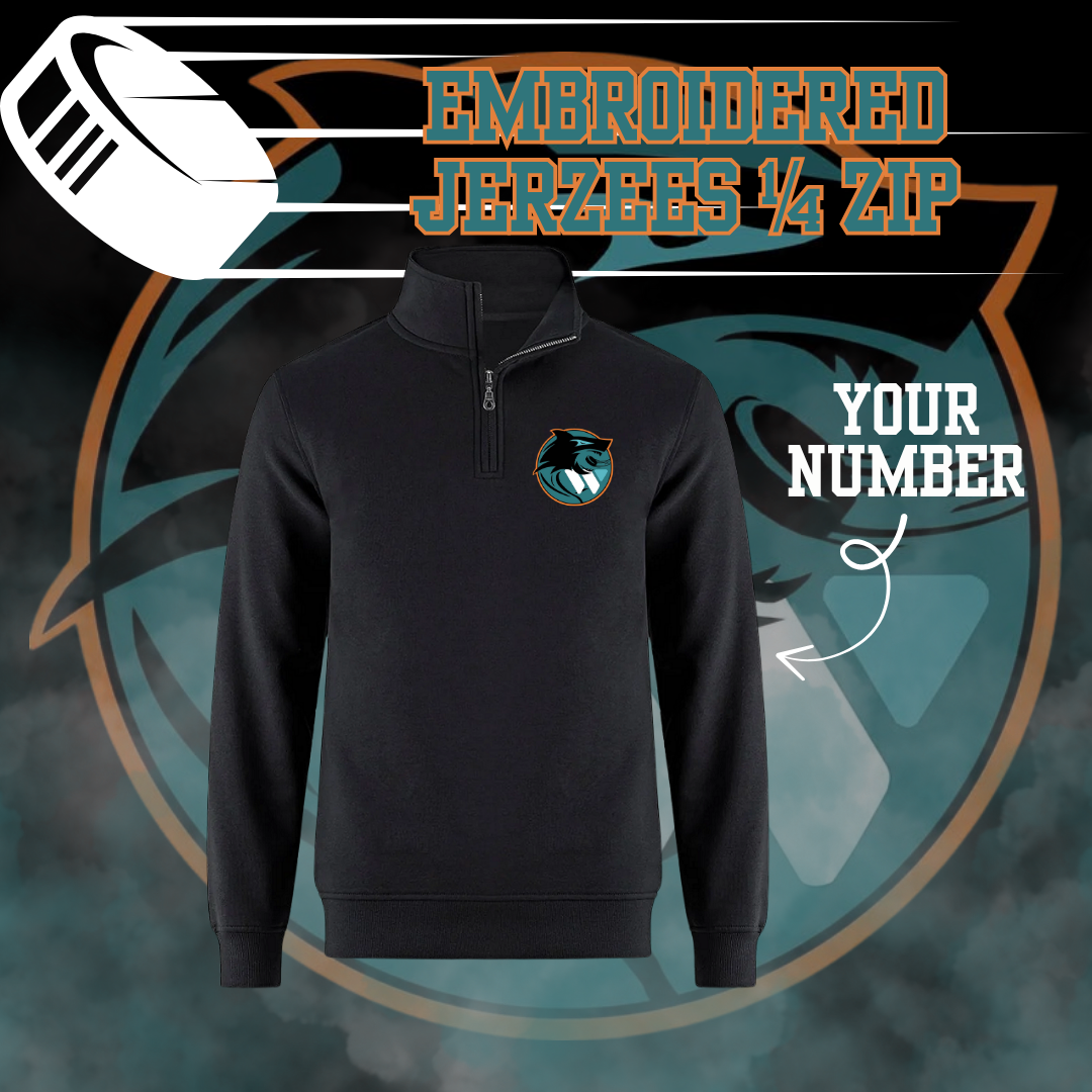 Westland Sharks Hockey Adult 1/4 Zip