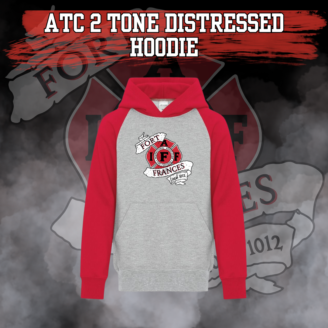 Fort Frances Firemen 2 Tone Adult Hoodie