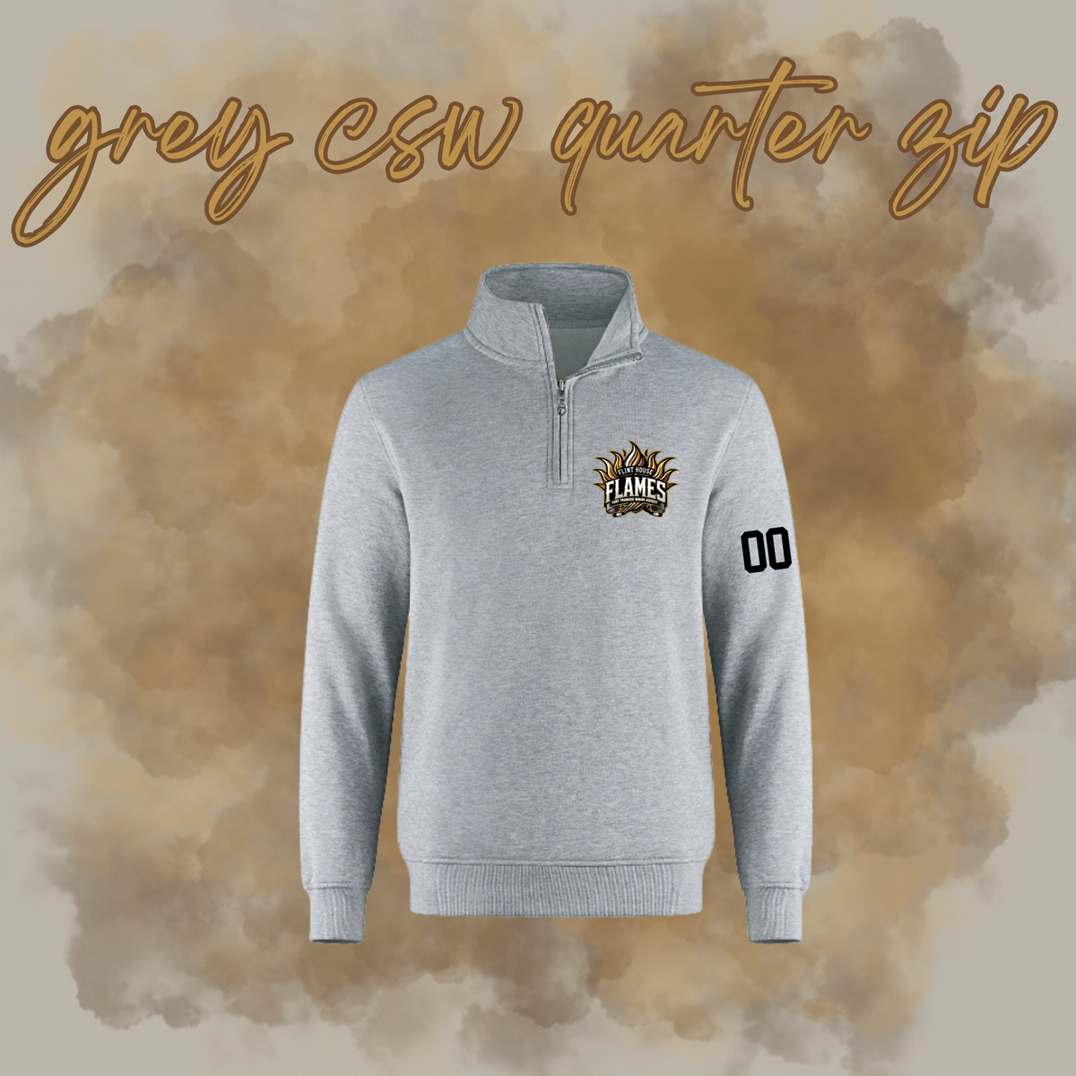 Flint House Flames CSW 1/4 Zip
