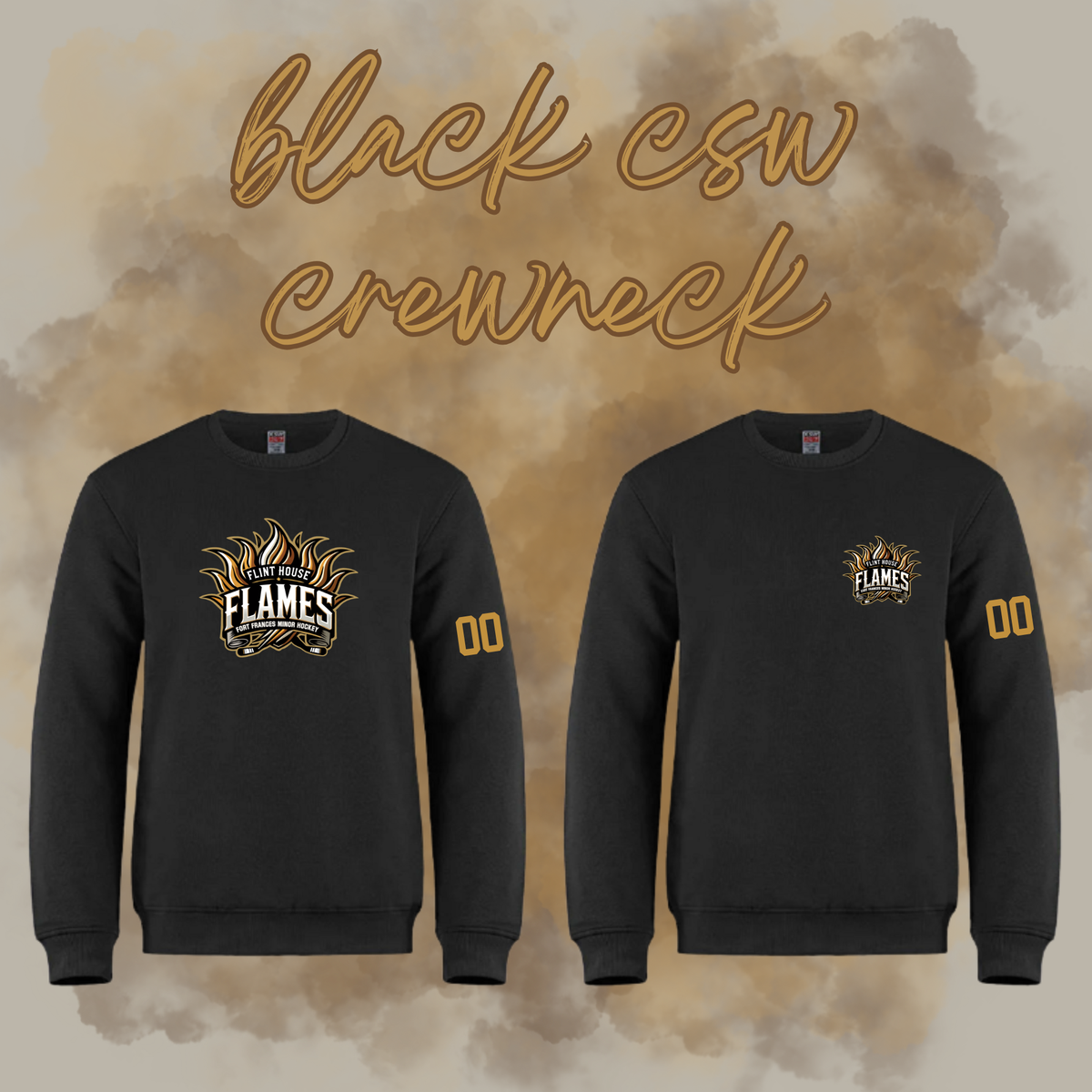Flint House Flames Crewneck