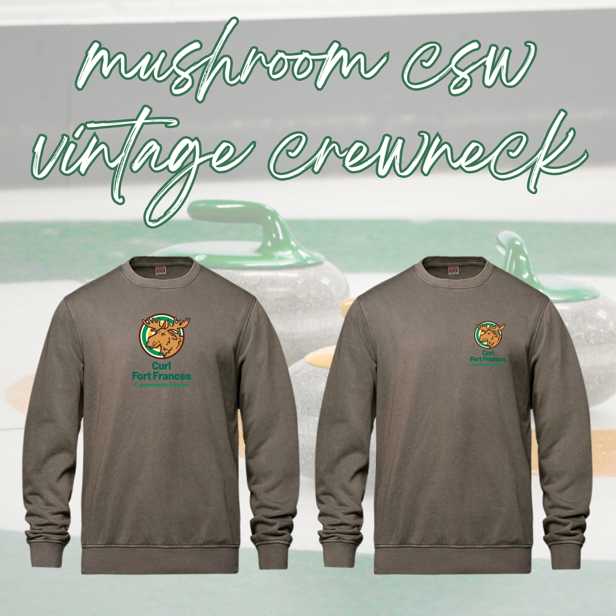Curl Fort Frances Community Center CSW Vintage Crewneck