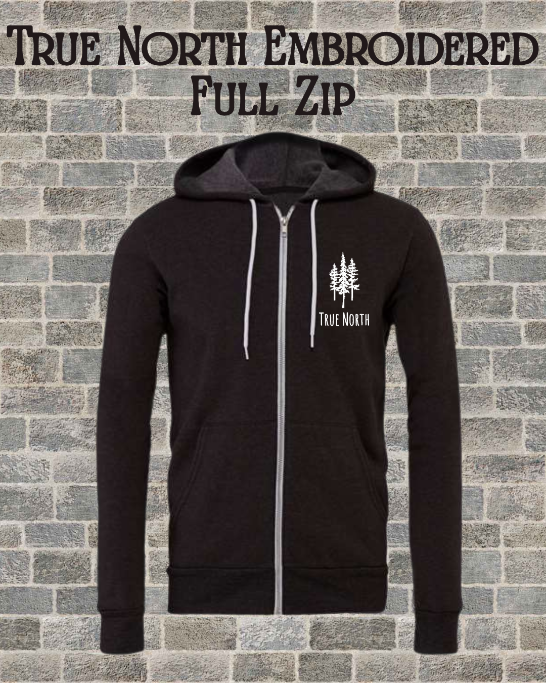 True North Embroidered Full Zippers