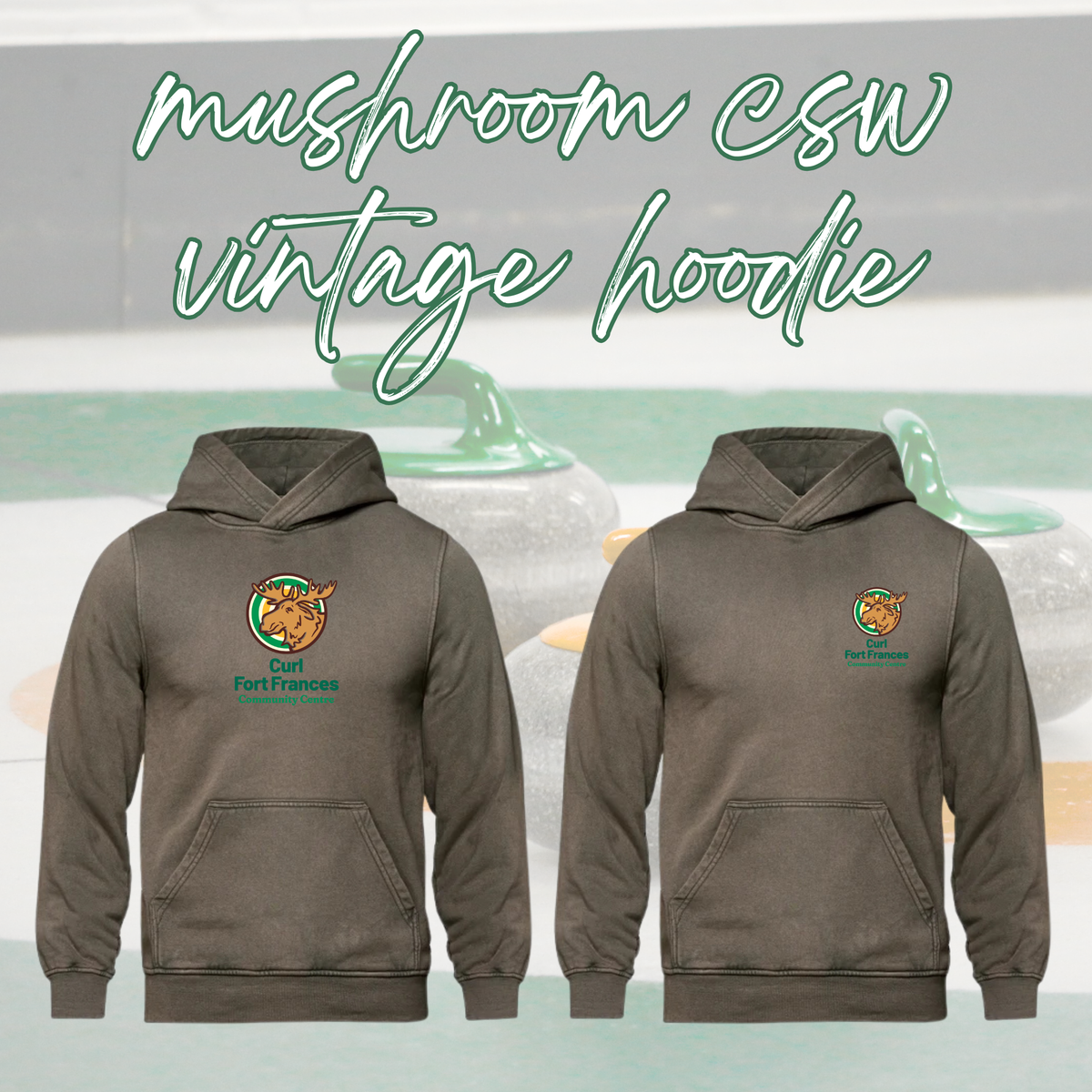 Curl Fort Frances Community Center CSW Vintage Hoodie