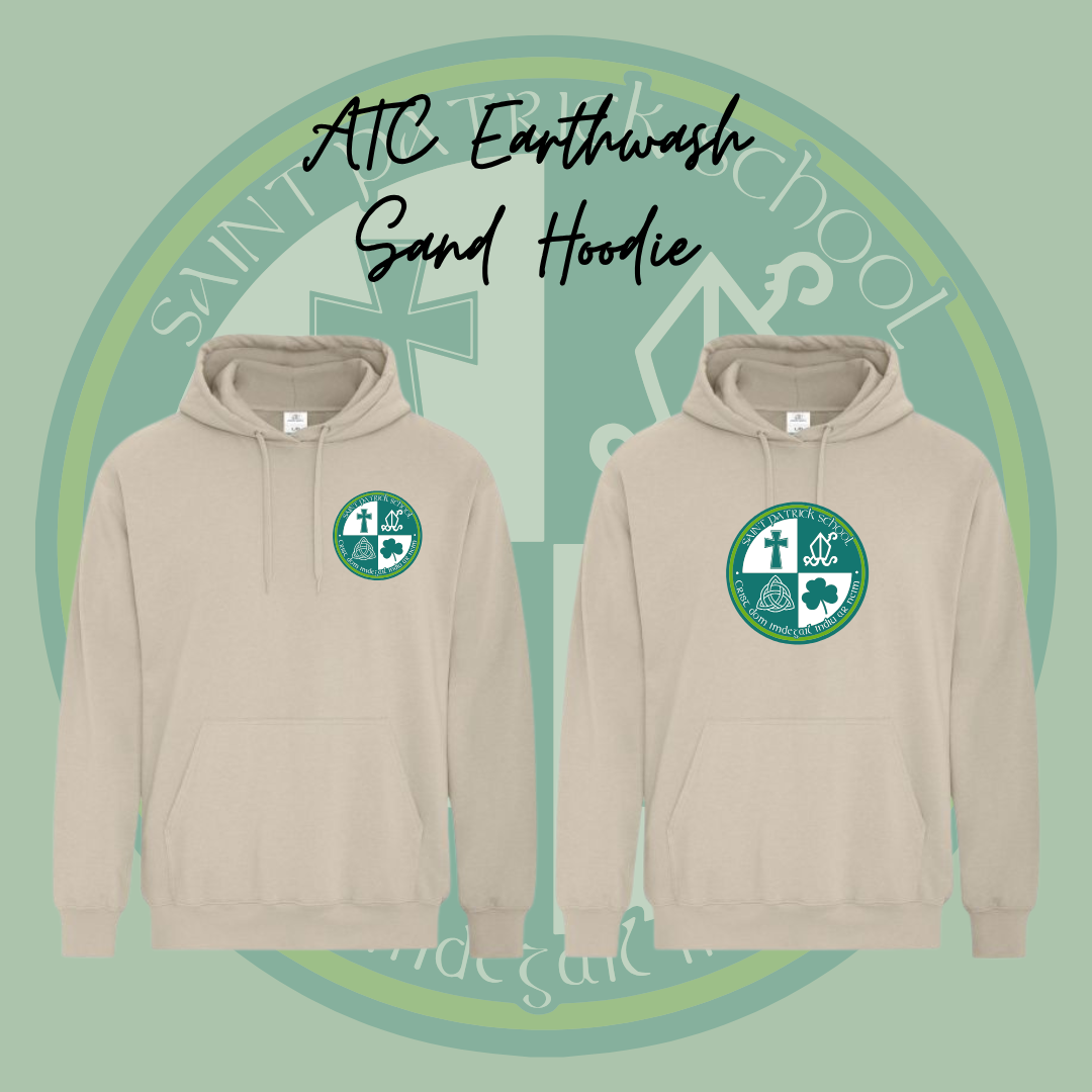 St.Patrick School ATC Earthwash Hoodie