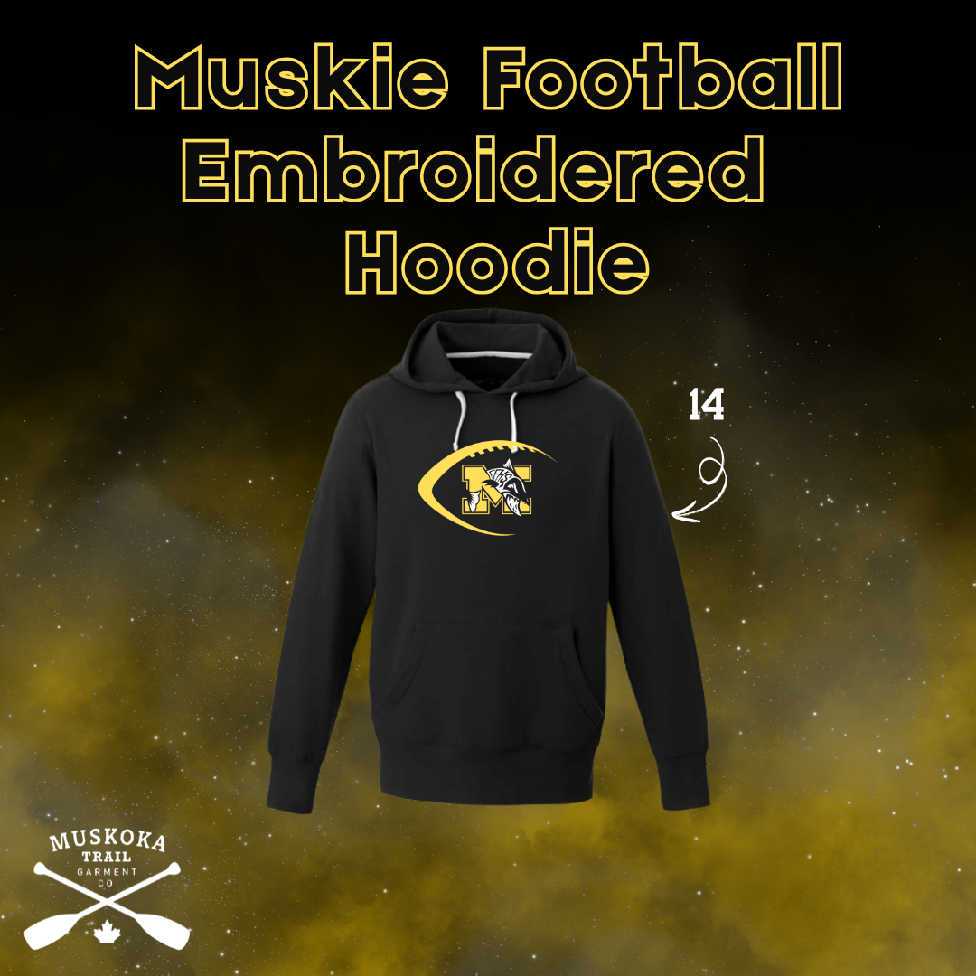 Muskie Football Muskoka Embroidered Hoodie