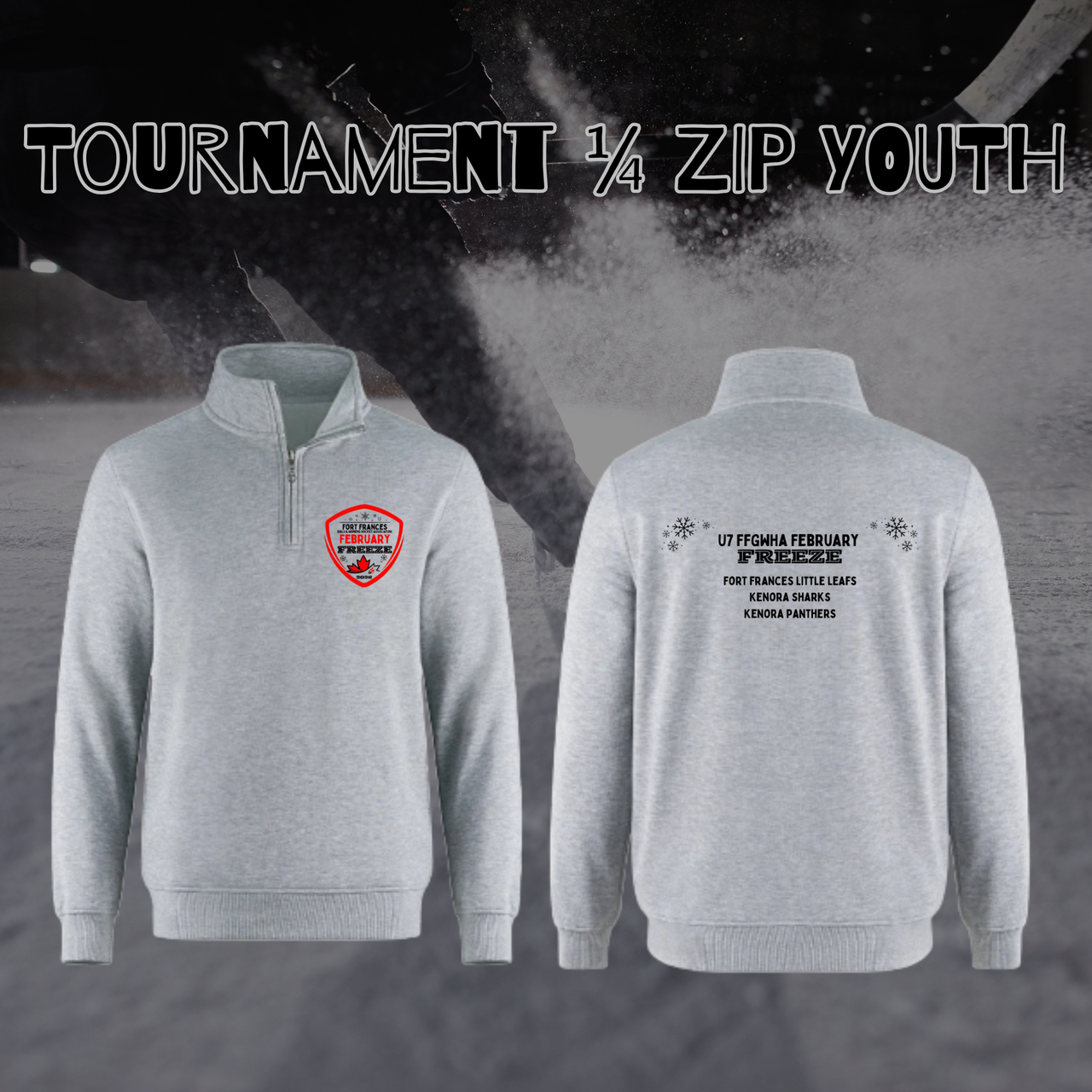 FFGWHA February Freeze Youth 1/4 Zips