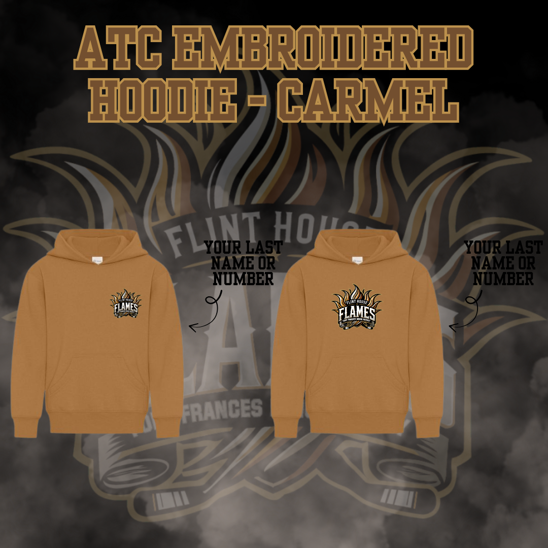 U15 Flint House Flames Hockey Carmel ATC Embroidered Hoodie