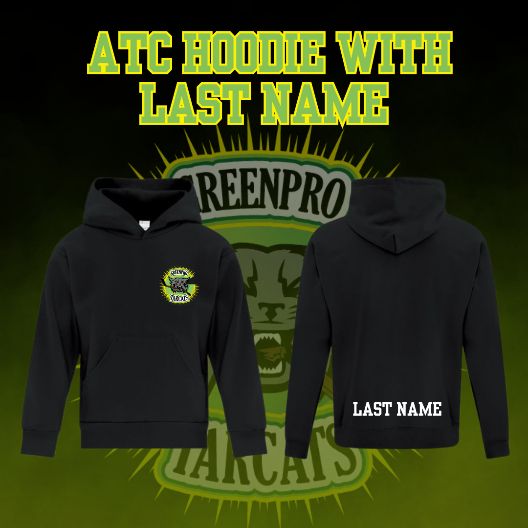 Green Pro TARCATS ATC Hoodie - Back Logo