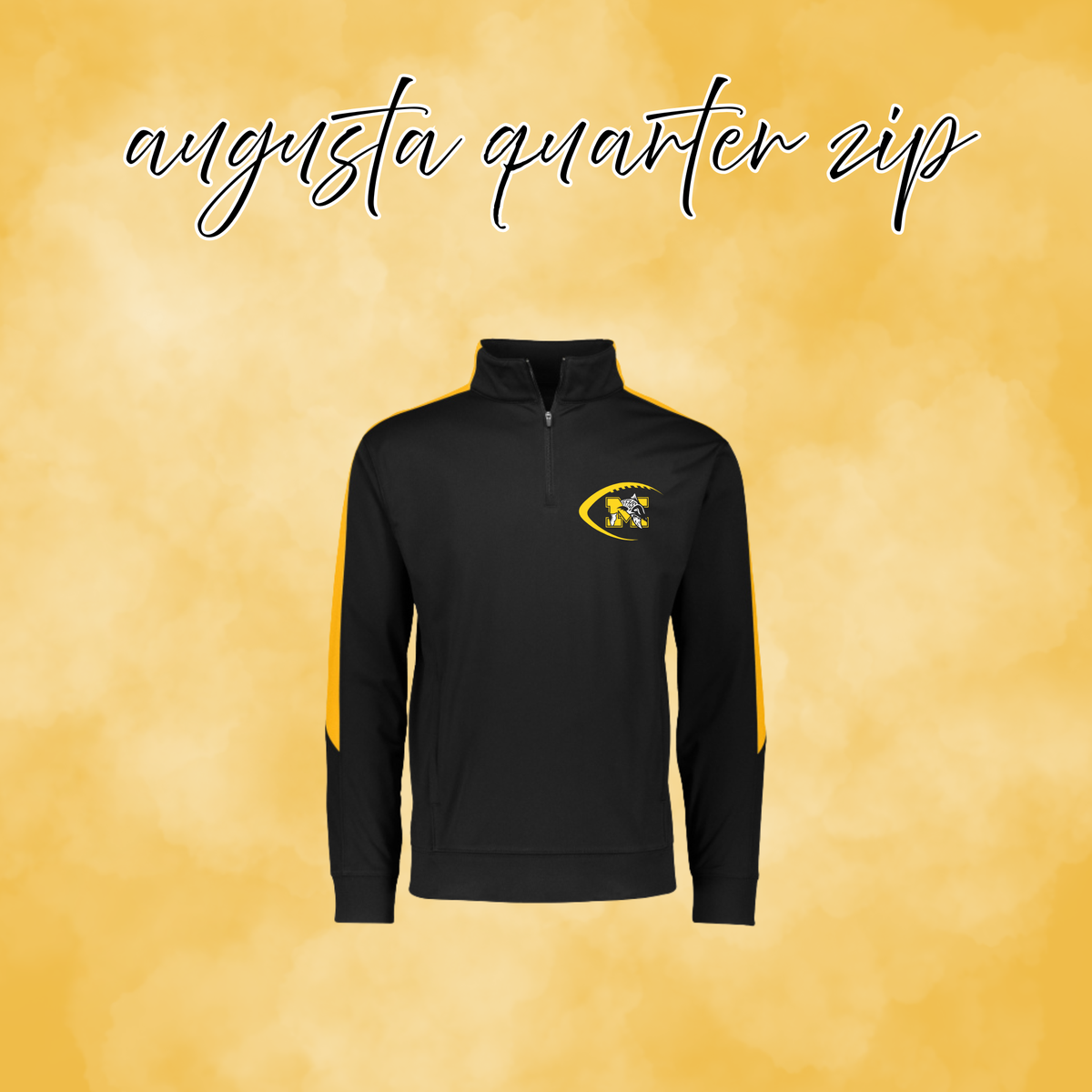 Muskies Football Augusta Embroidered 1/4 Zip