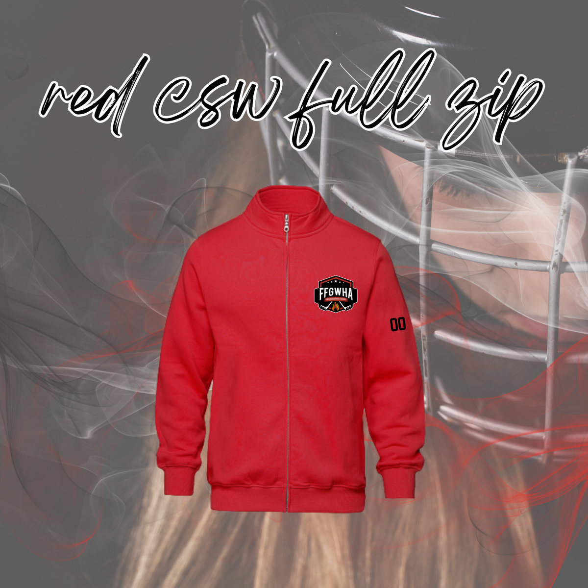FFGWHA CSW Embroidered Full Zip - NO HOOD