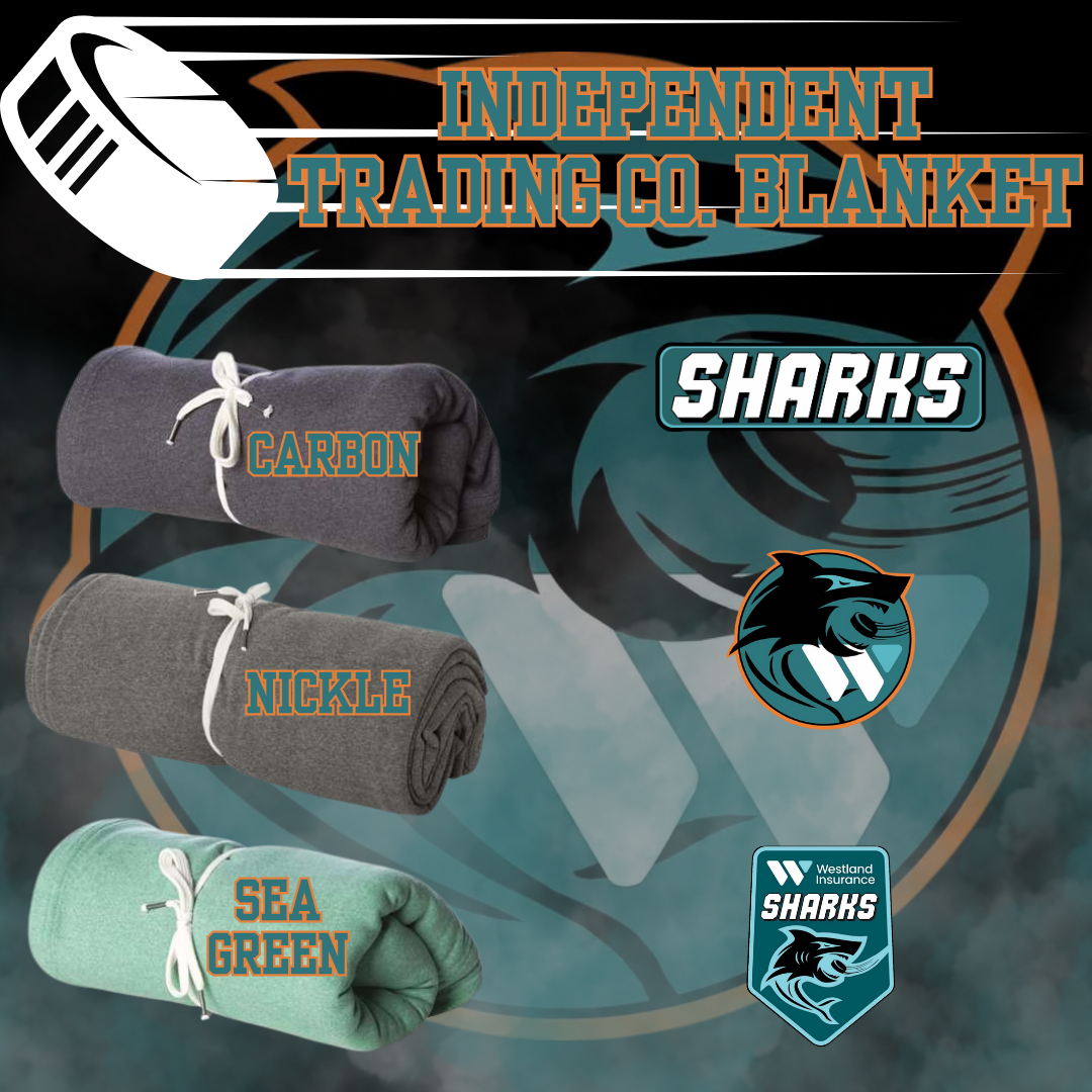 Westland Sharks Hockey Blanket