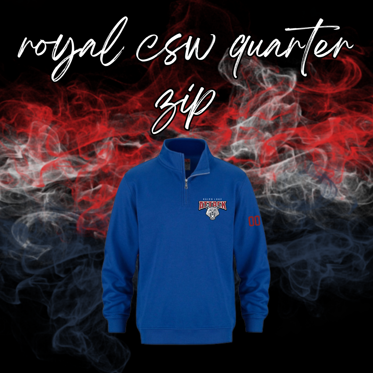 Rainy Lake Attack CSW Quarter Zip