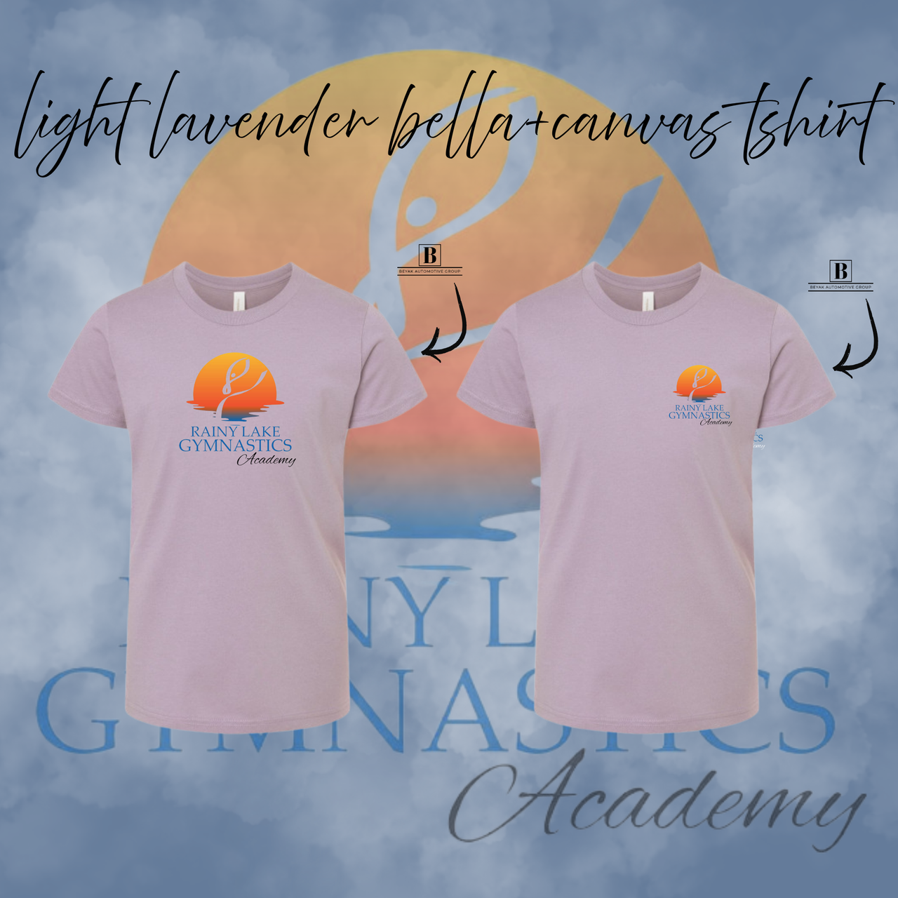 Rainy Lake Gymnastics Bella+Canvas Tshirt