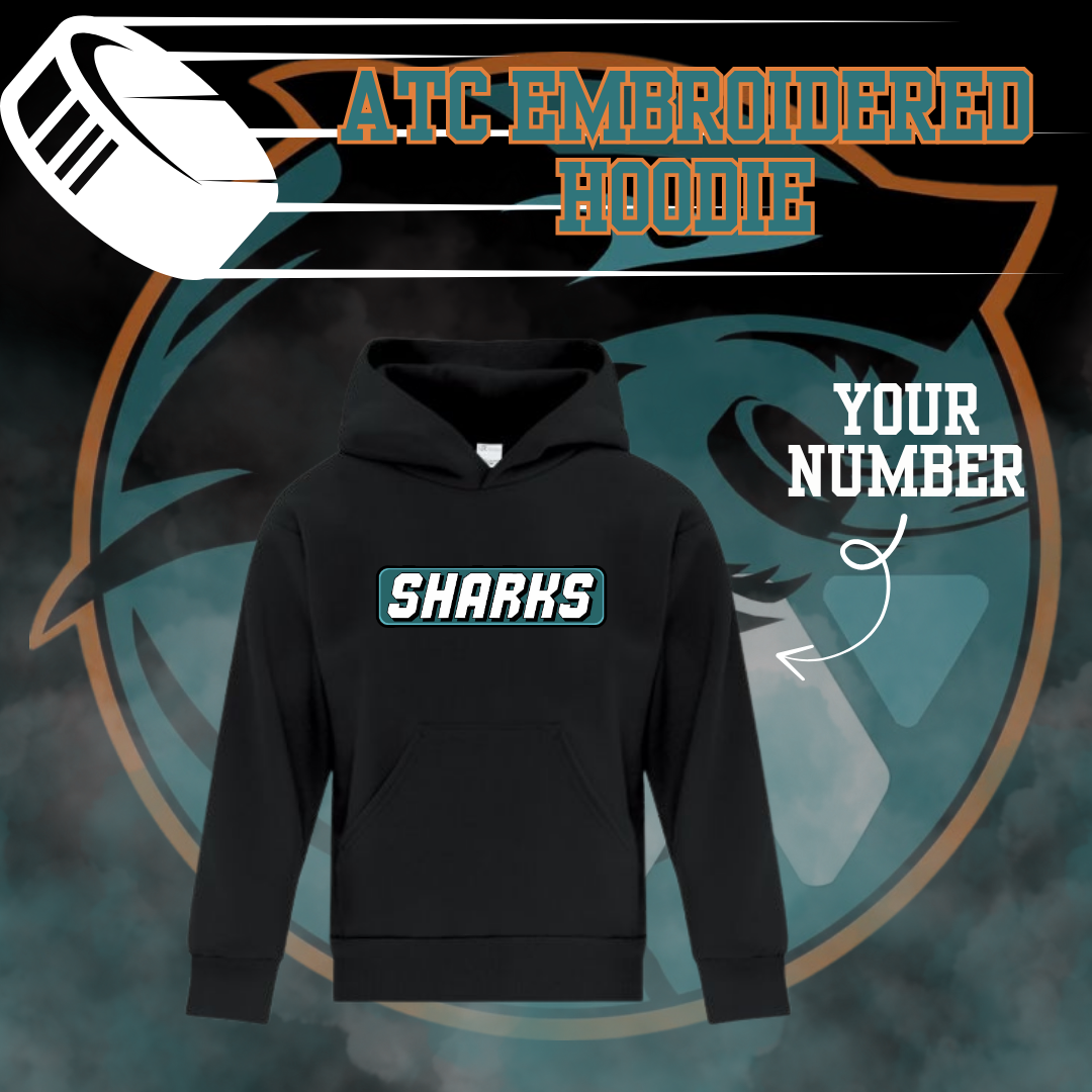 Westland Sharks Hockey ATC Embroidered Hoodie