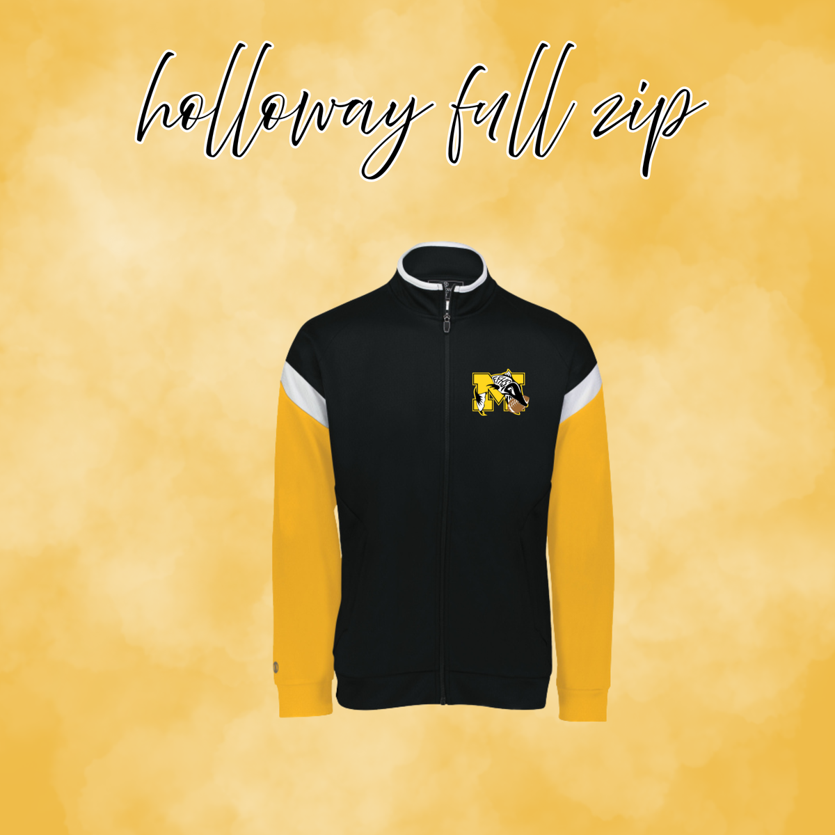 Muskies Football Holloway Embroidered Full Zip