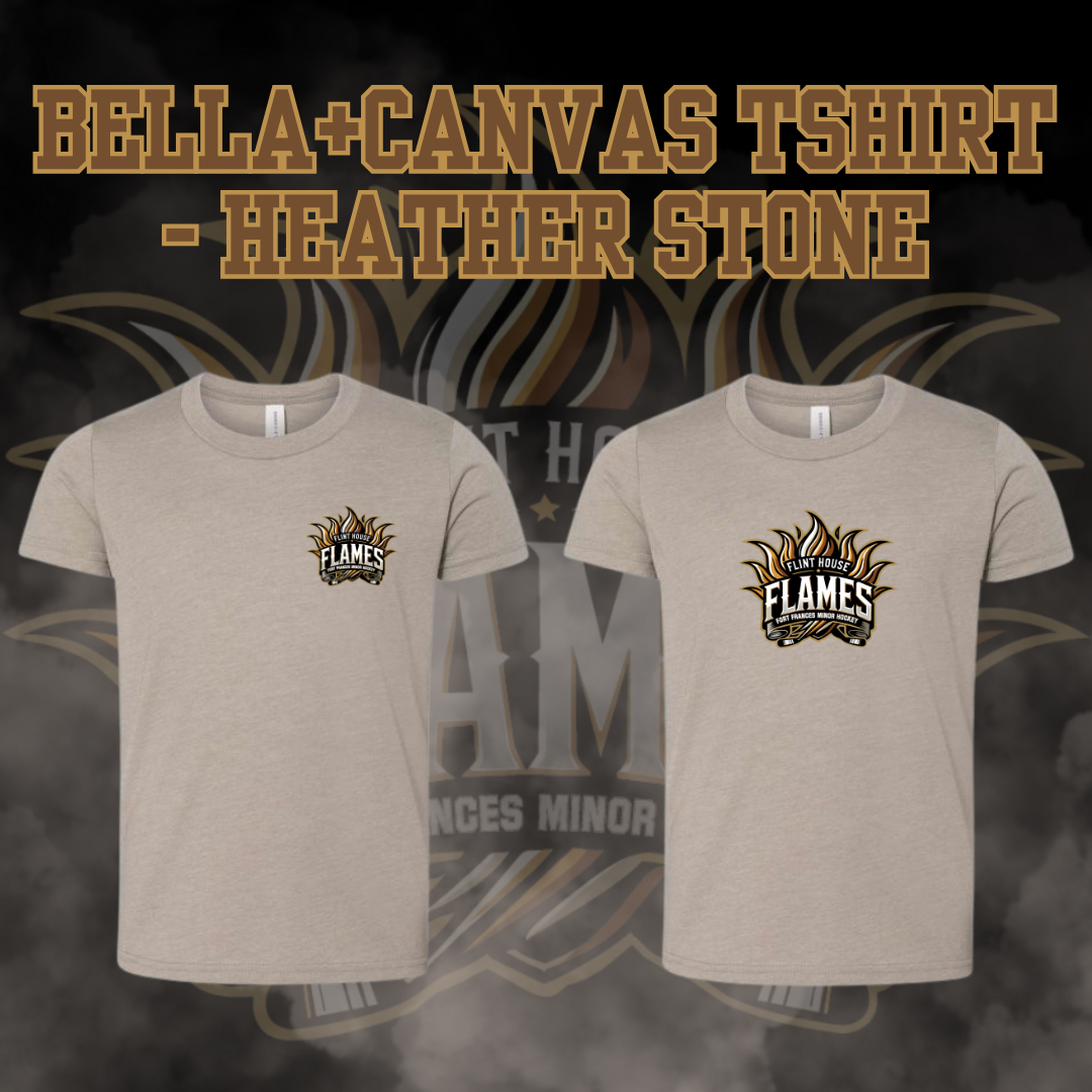 U15 Flint House Flames Hockey Bella+Canvas Tshirt
