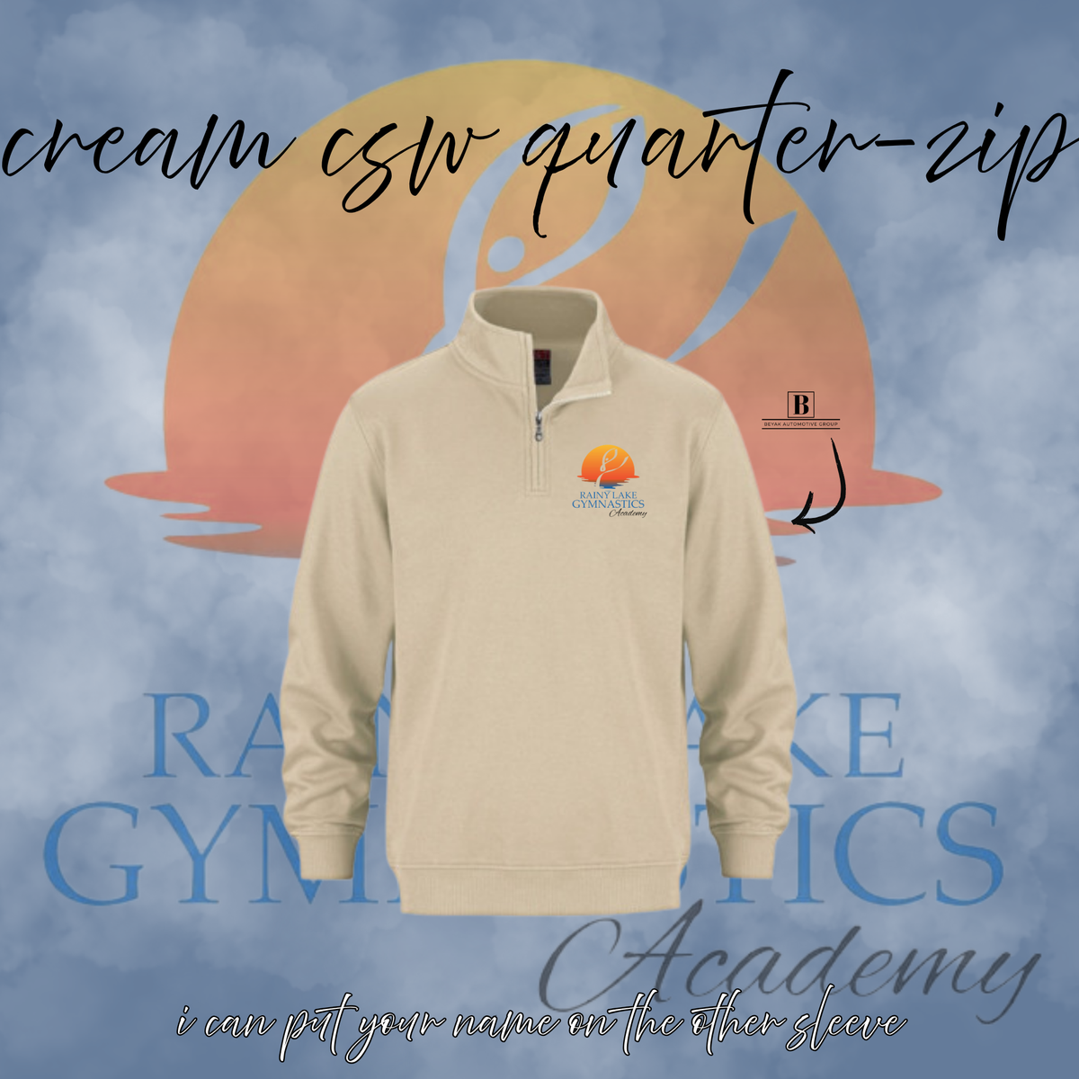 Rainy Lake Gymnastics CSW 1/4 Zip