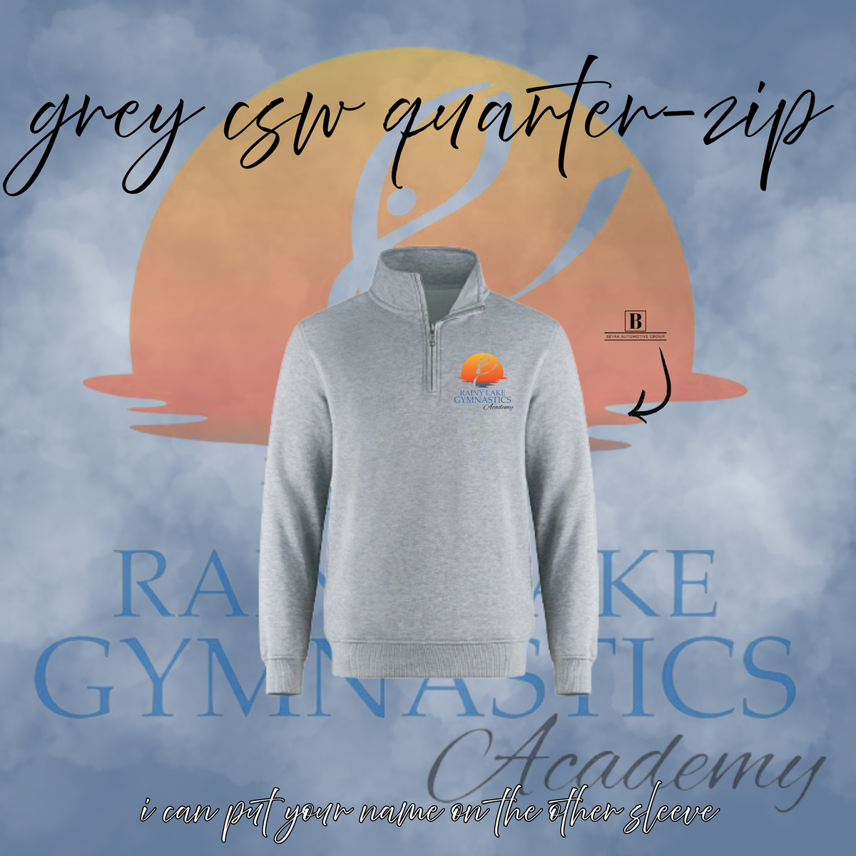 Rainy Lake Gymnastics CSW 1/4 Zip