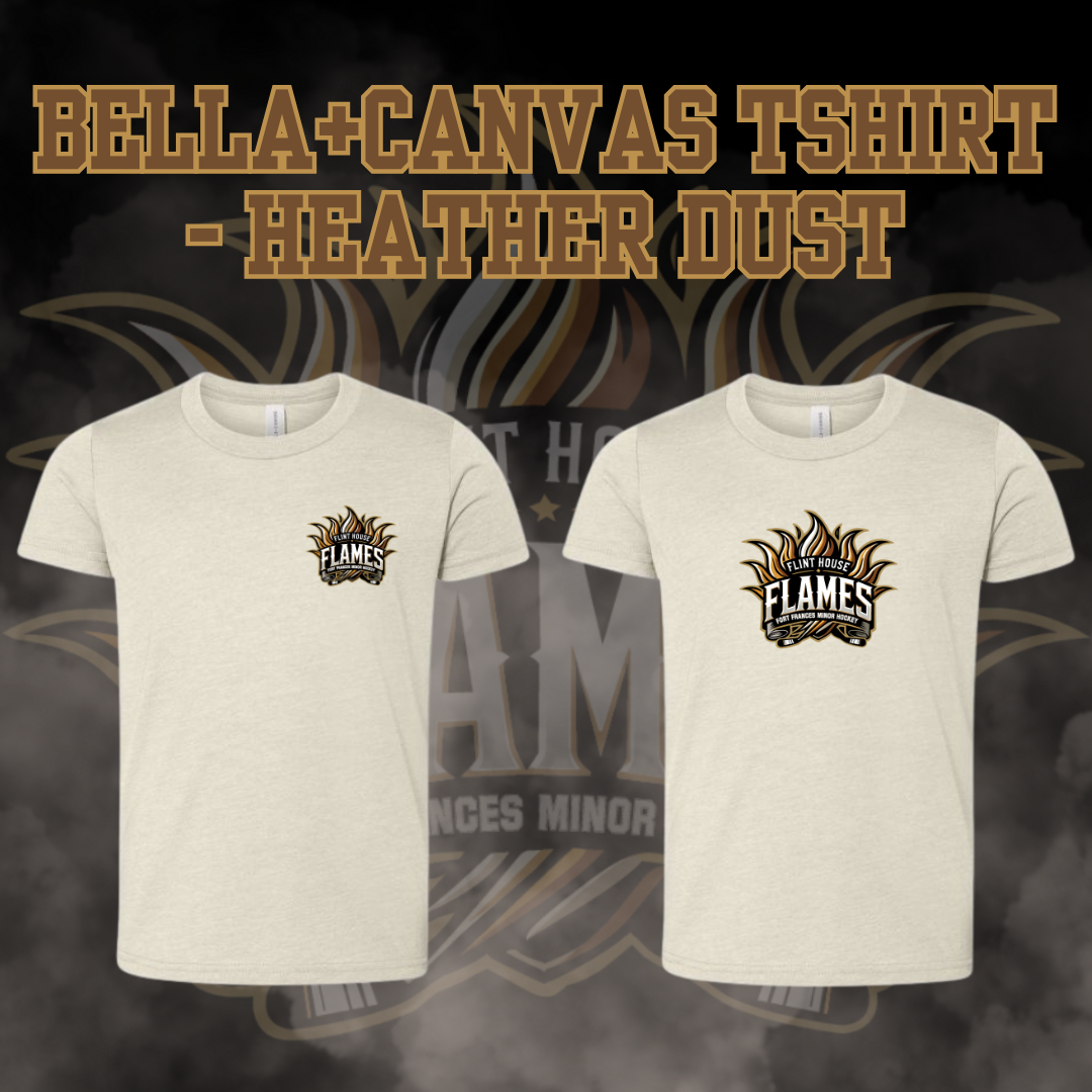 U15 Flint House Flames Hockey Bella+Canvas Tshirt