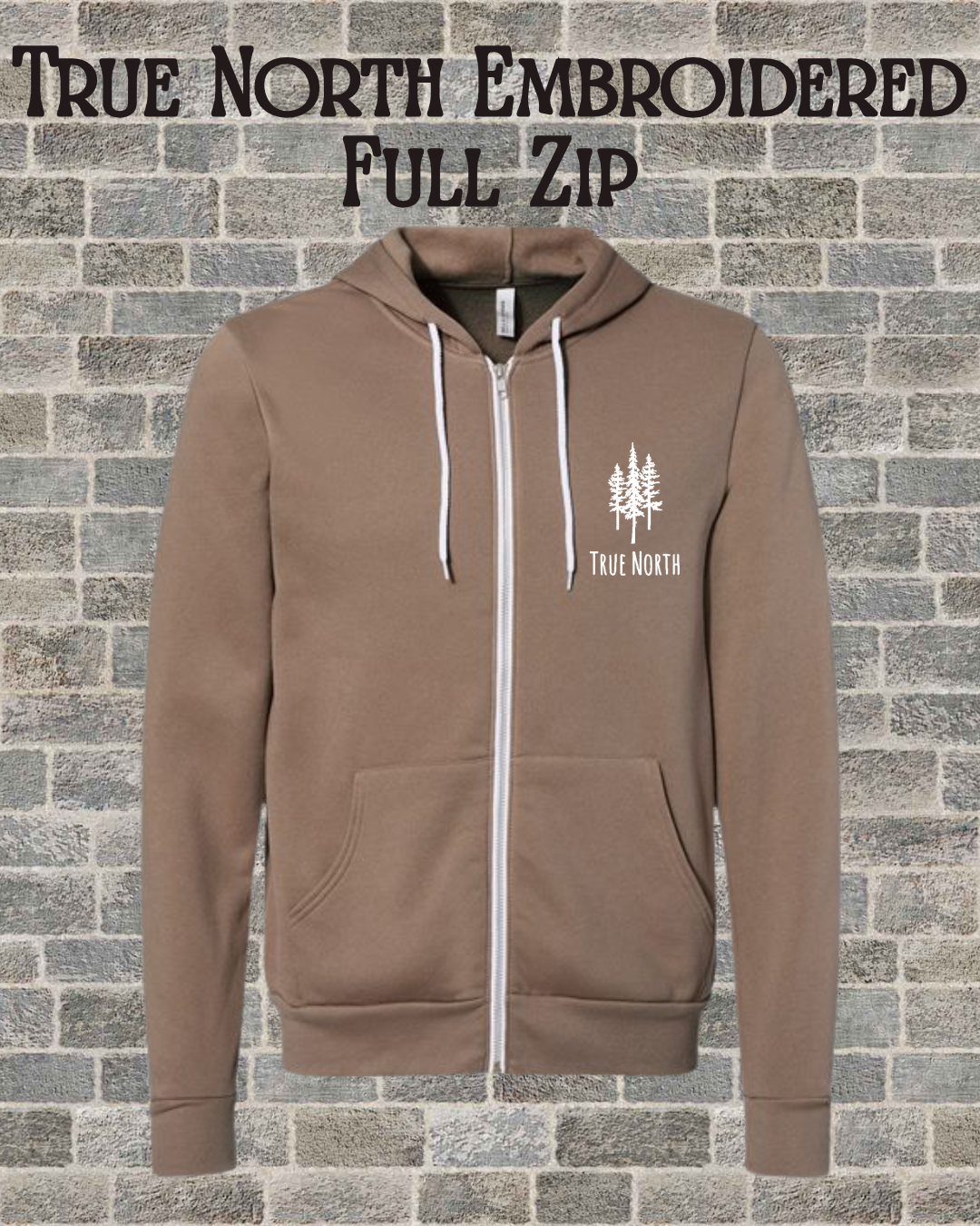 True North Embroidered Full Zippers